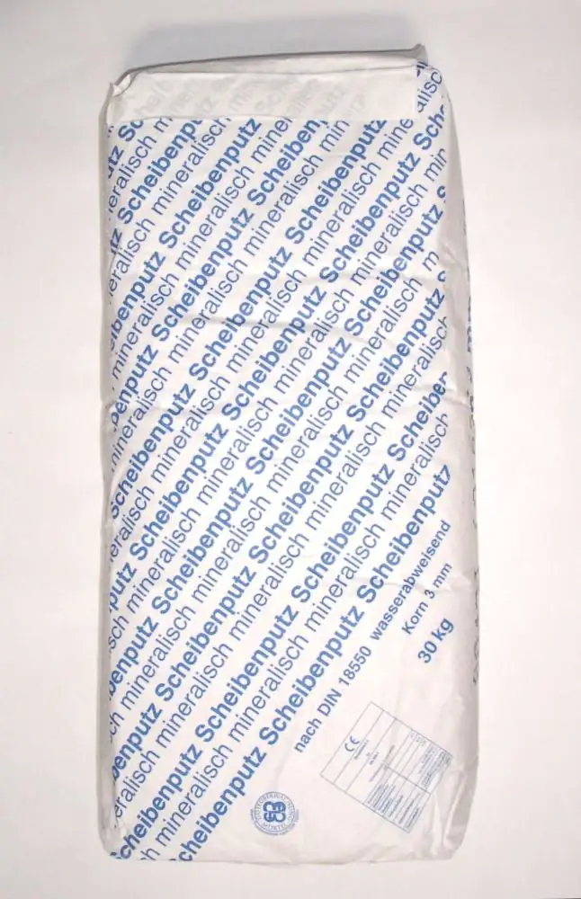 Scheibenputz neutral 3 mm weiß, 30 kg