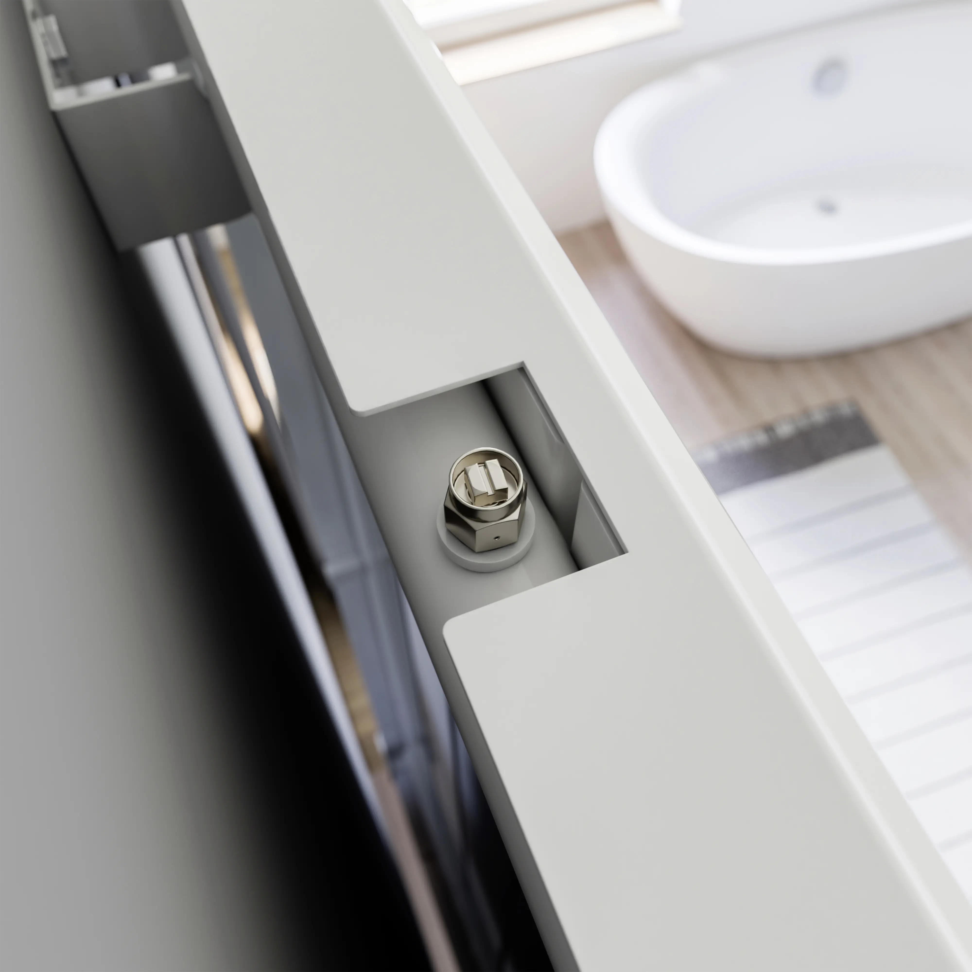 Schulte Design-Heizkörper New York mit Spiegel 180 x 45,6 cm