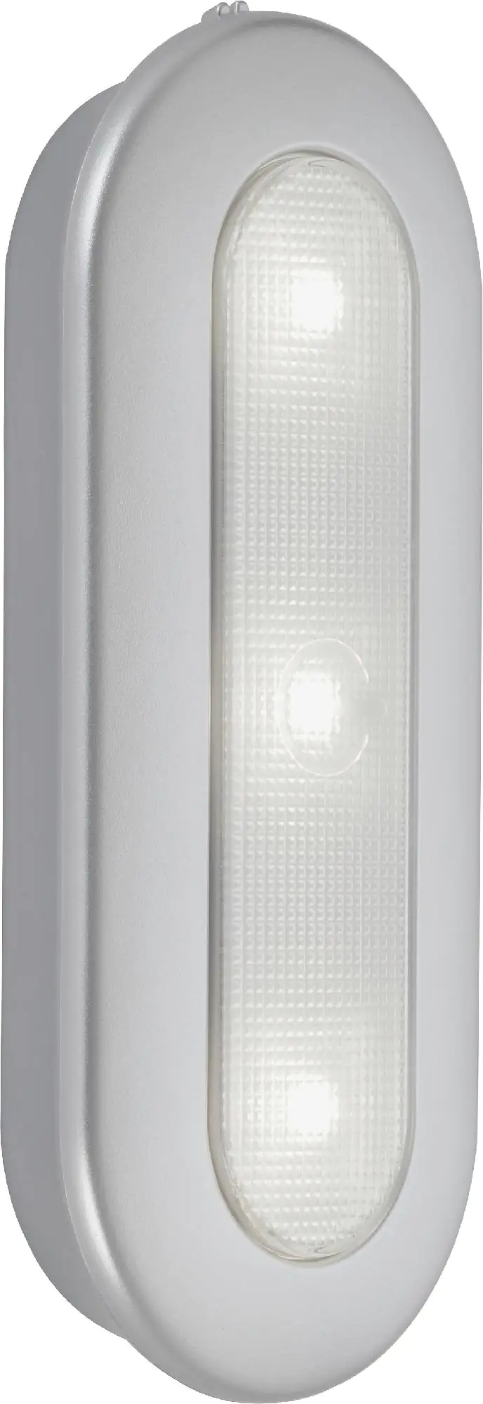 LED Unterbauleuchte Row Push Light batteriebetrieben, silberfarben
