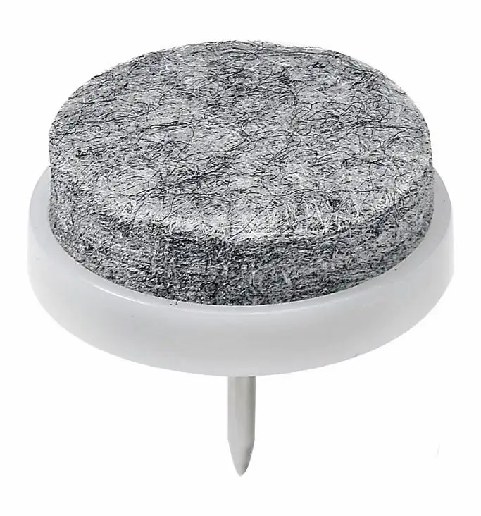 Hettich Filzgleiter weiß/grau Ø 24 x 21 mm - 1 Stück