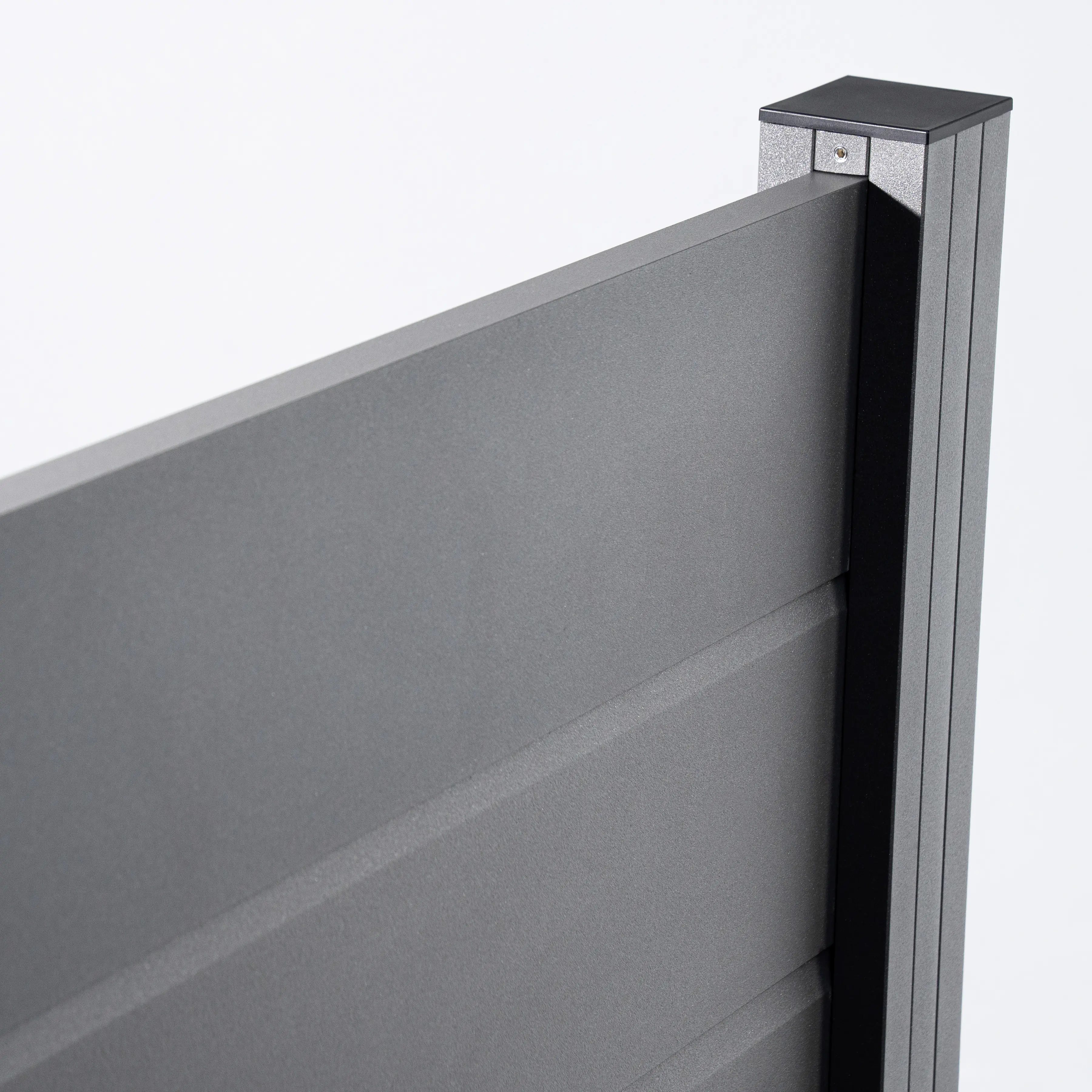 Ambiente Alu-Zaun Erweiterungsset Paneel 150 grau 187 x 244,2 cm 