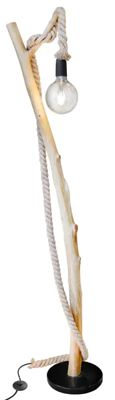 Globo Stehleuchte Nerida 150 cm braun