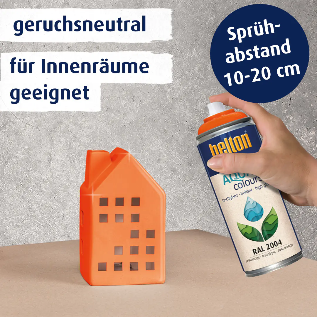 belton free Lackspray AQUAcolours 400 ml reinorange hochglanz