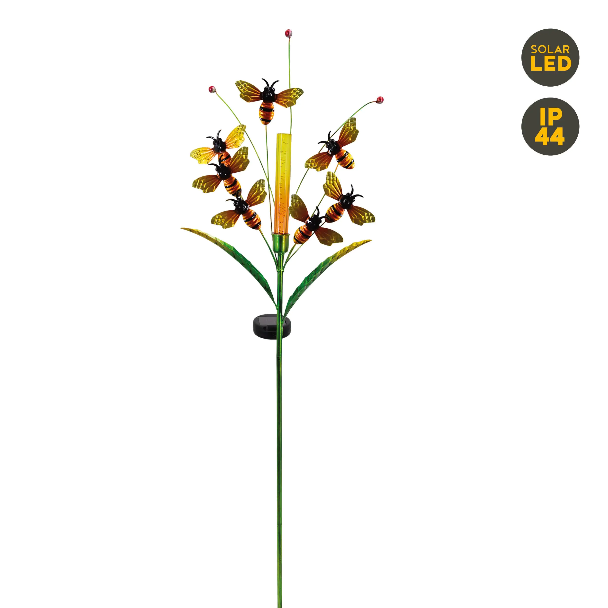 Light & More LED Solar-Erdspieß mit Bienen und Blütenrispen Light & More LED Solar-Erdspieß mit Bienen und Blütenrispen