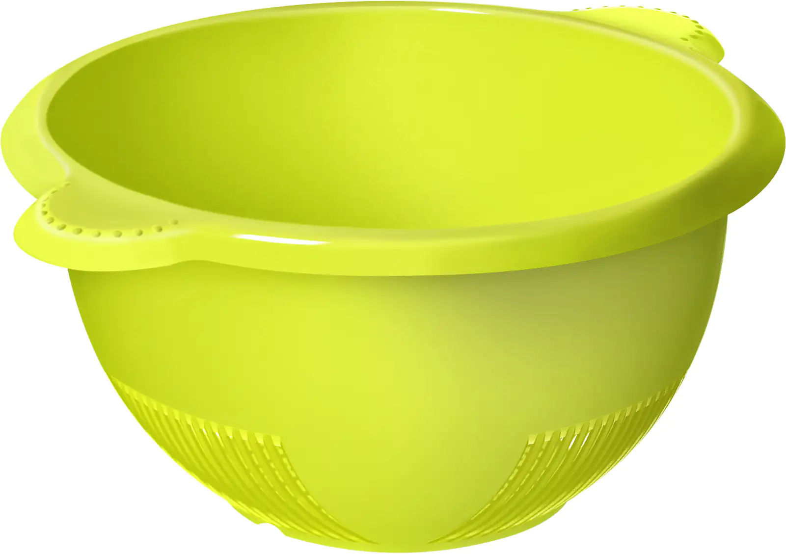 Rotho Rondo Setaccio Da Cucina In Plastica PP, Senza BPA, Trasparente, 32,5x26,5x13 Cm, Con 2 Manici - 2
