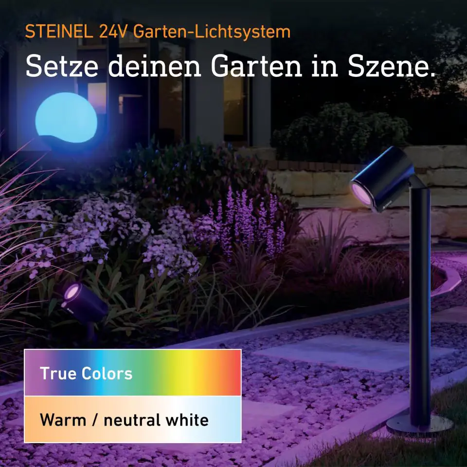 Steinel LED Außenleuchte Sphera 24V Ø 30 cm ultra warmweiß-neutralweiß weiß