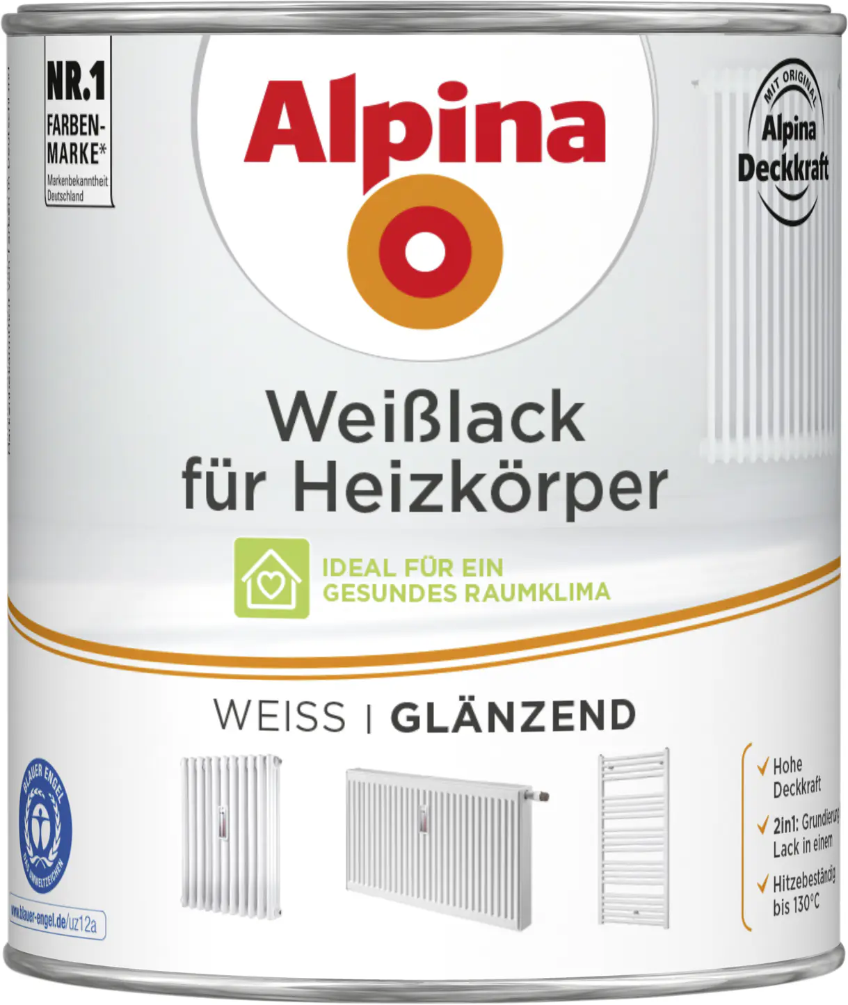 Alpina Heizkörperlack weiß