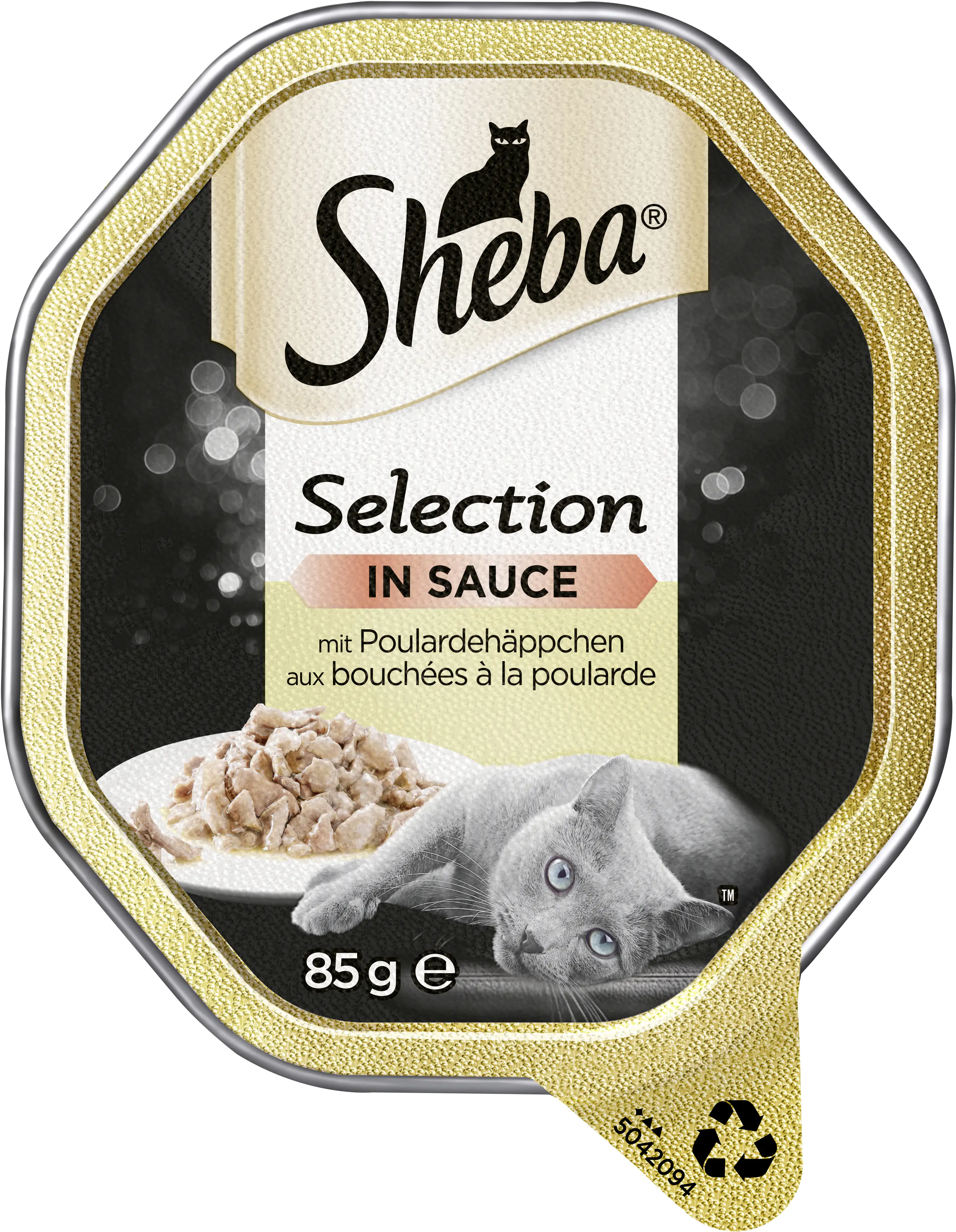 Sheba  Selection in Sauce mit Poulardenhäppchen Katzenfutter 85 g