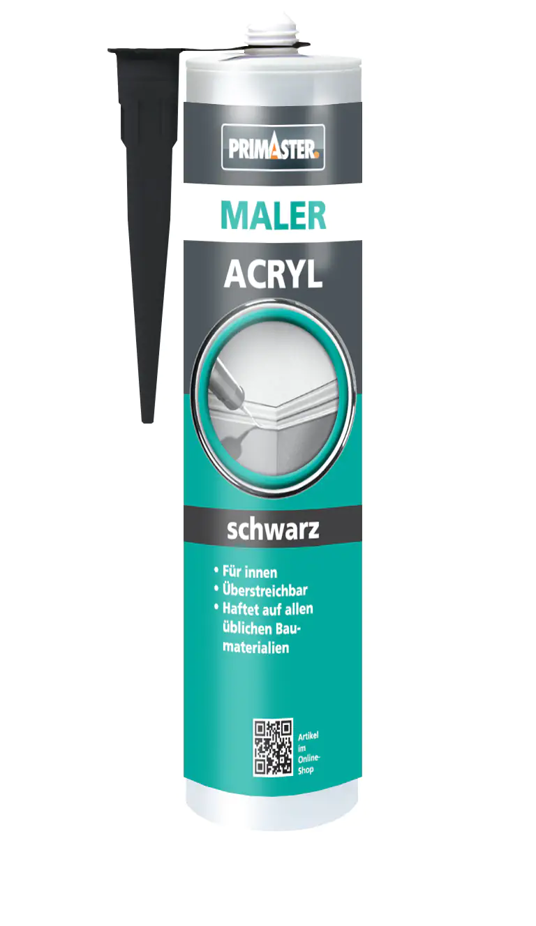 Produktbild: Primaster Maler Acryl schwarz 310 ml