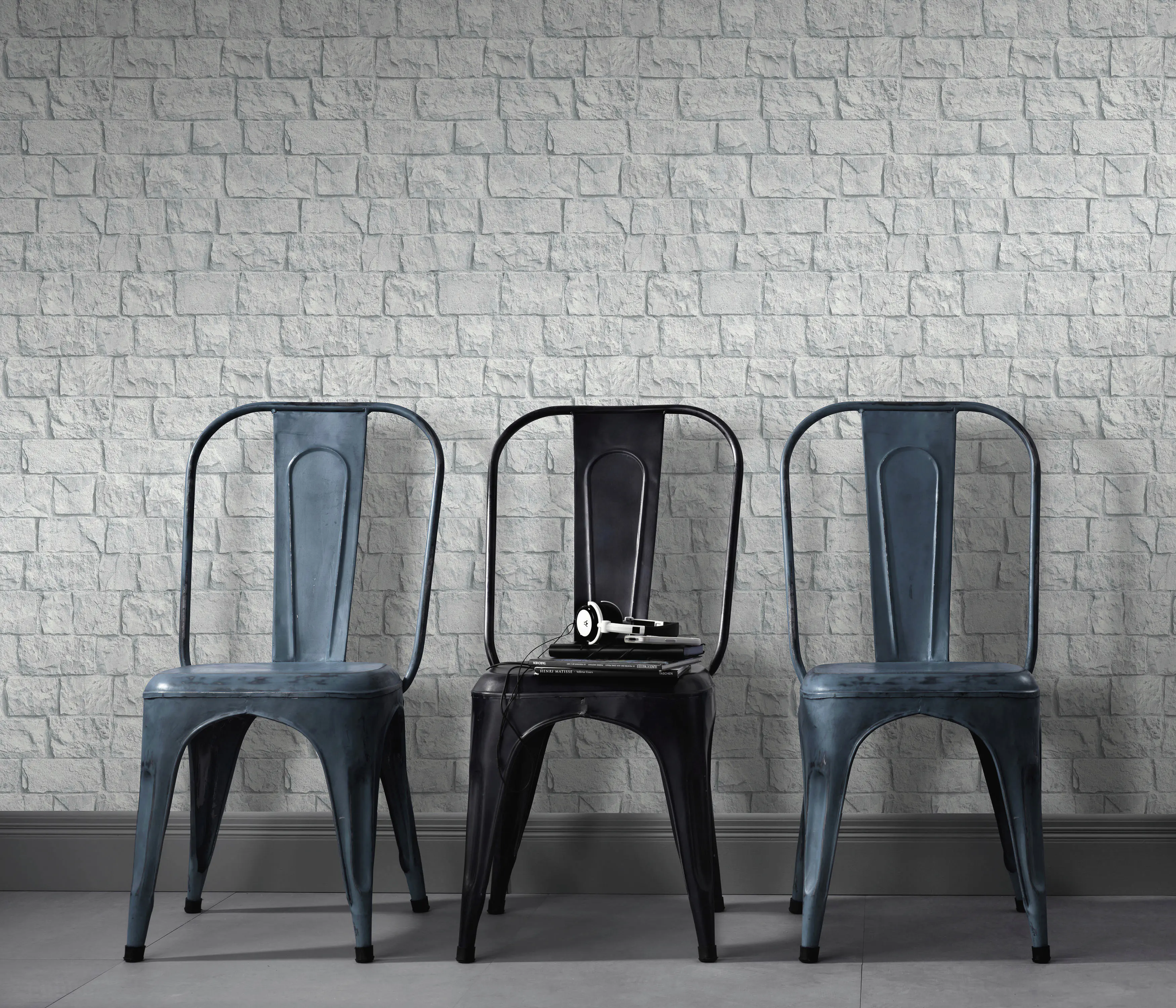 Erismann Vliestapete Stein hellgrau 10,05 x 0,53 m