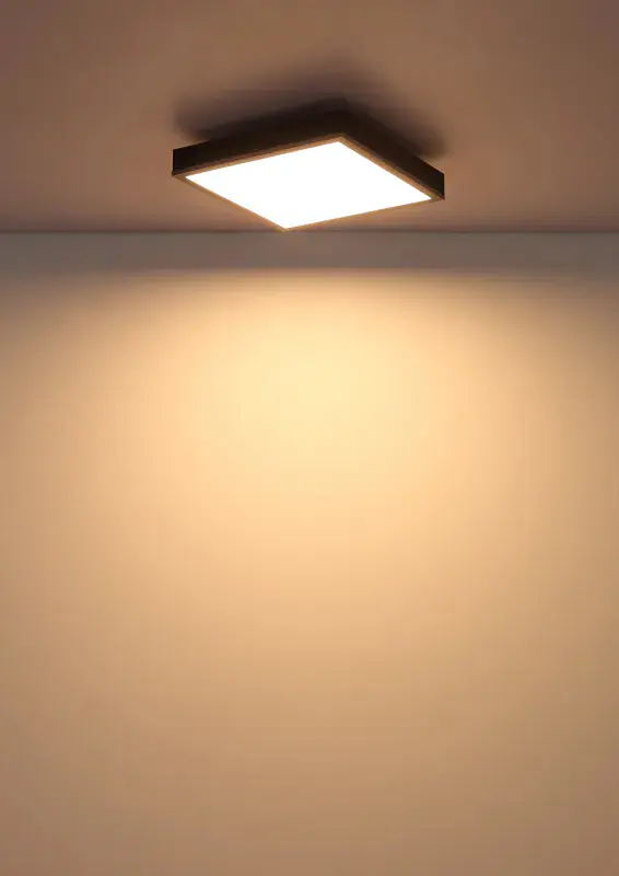 Globo Deckenleuchte Doro 30 x 30 cm silber warmweiß