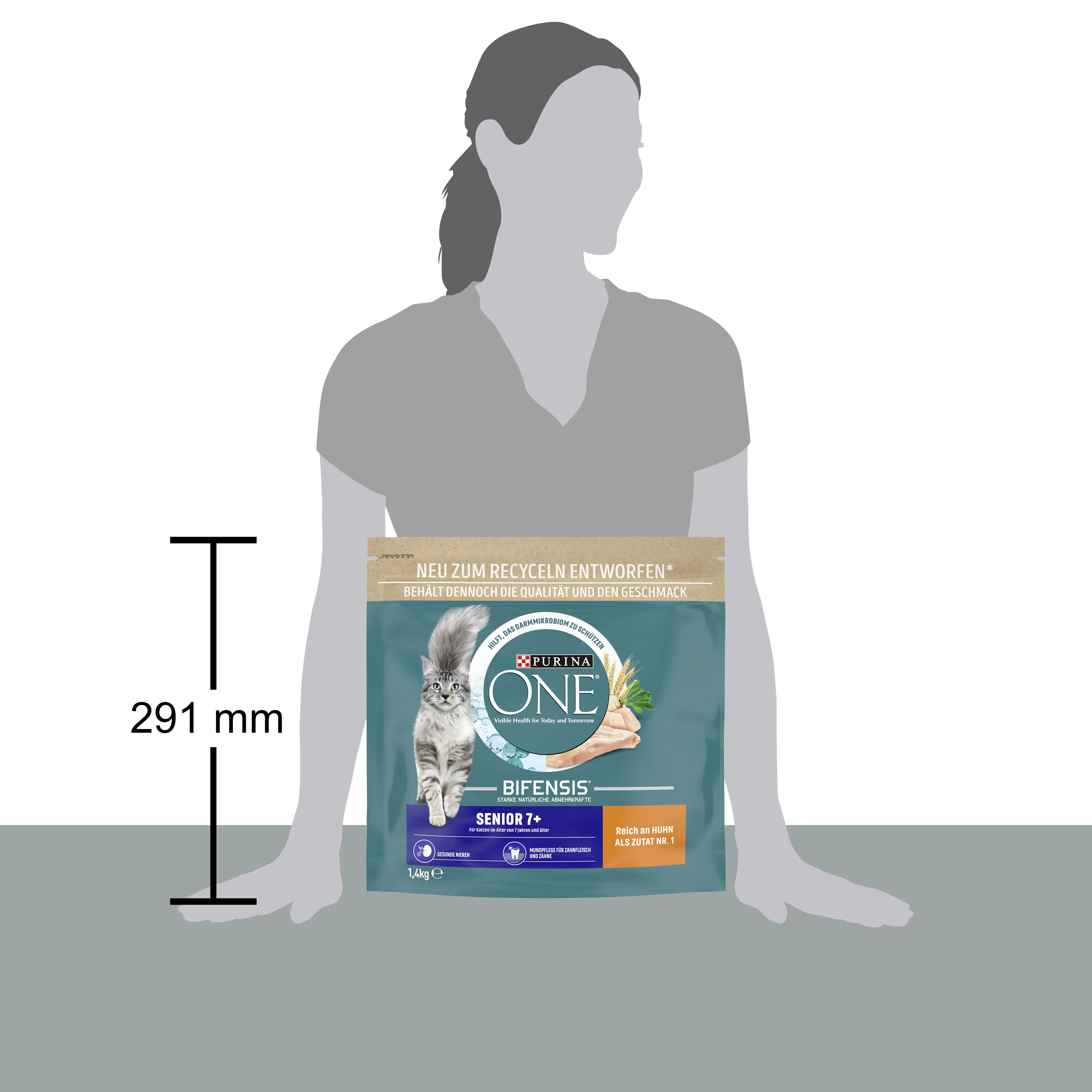 Purina One Katzenfutter Senior 7+ reich an Huhn 1,4 kg Purina One Katzenfutter Senior 7+ reich an Huhn 1,4 kg