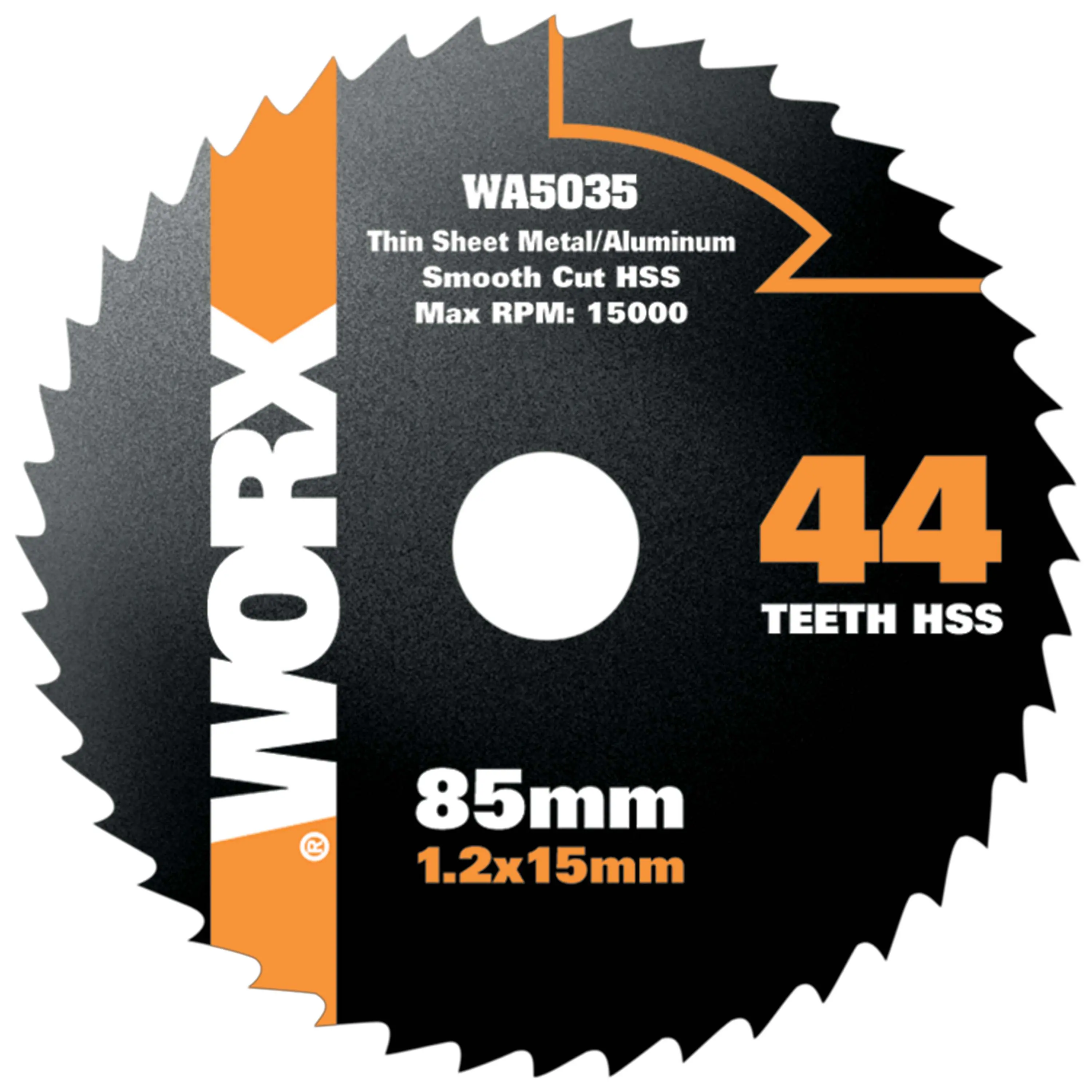 Worx HSS Sägeblatt 85 mm 44 Zähne WA5035