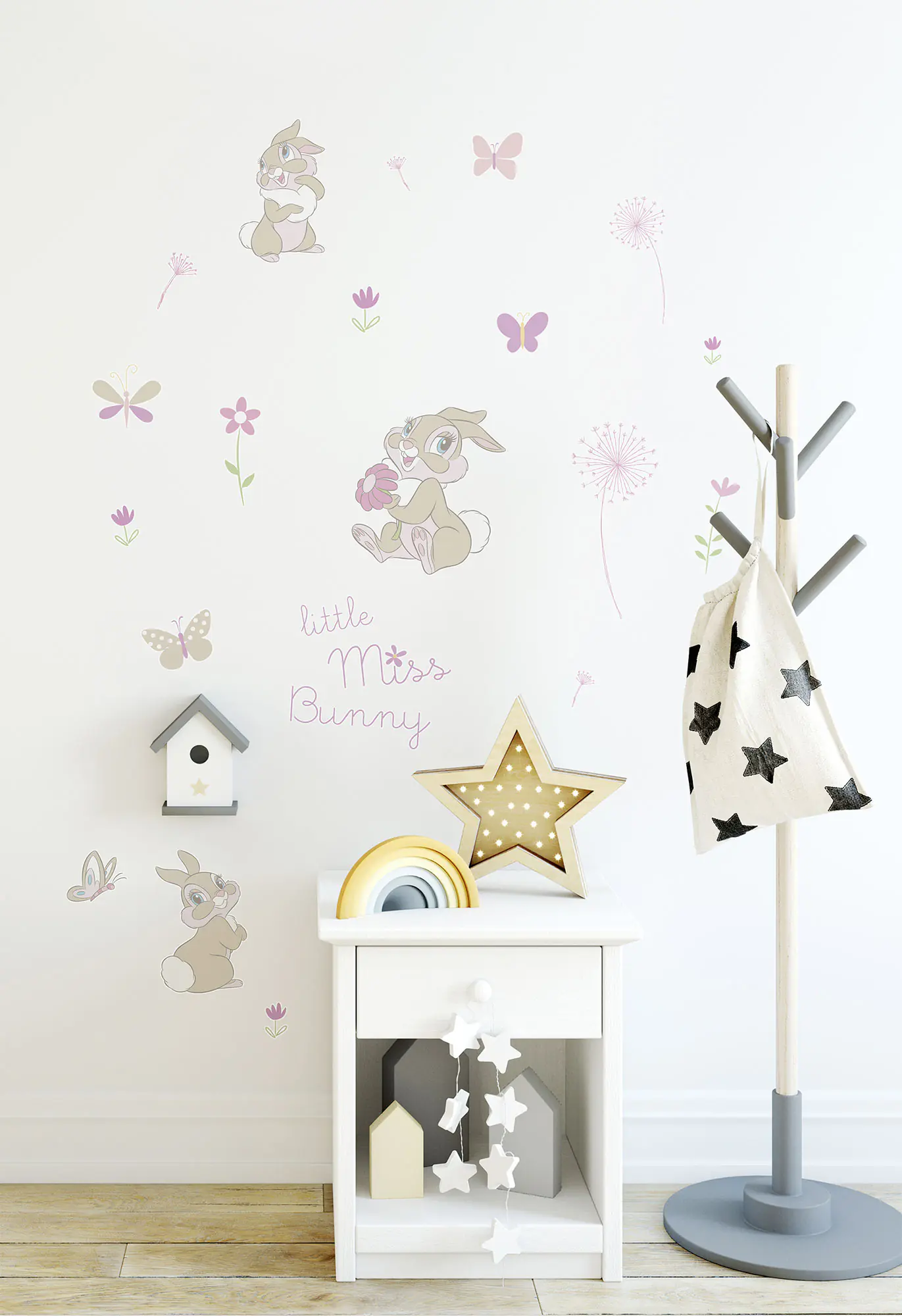 Komar Dekosticker Little Miss Bunny 50 x 70 cm  