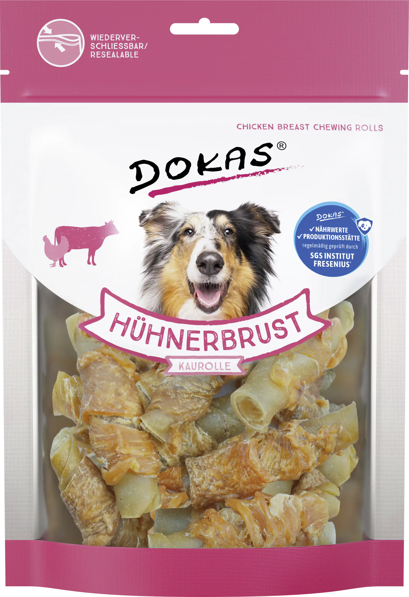 Dokas Hühnerbrust Kaurolle 250 g