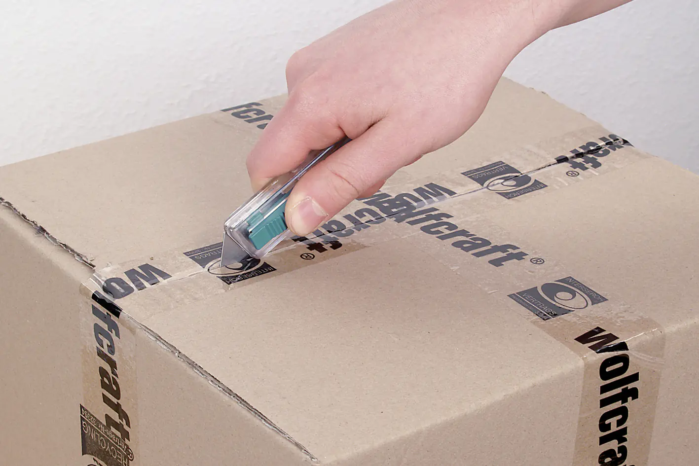 Wolfcraft Sicherheitsmesser mit einziehbarer Klinge