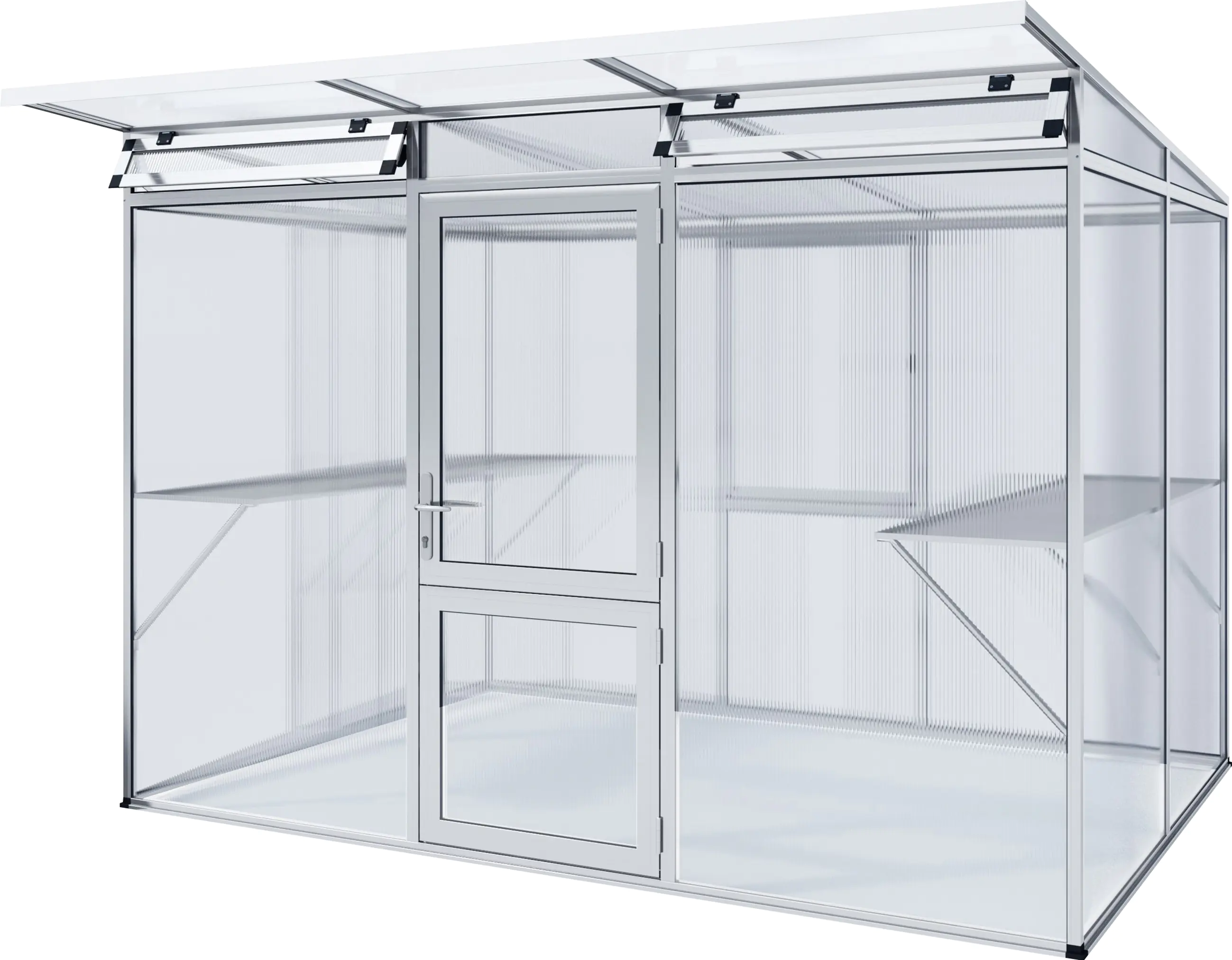 KGT Alu-Gewächshaus Linea II 297 x 204 cm KGT Alu-Gewächshaus Linea II 297 x 204 cm