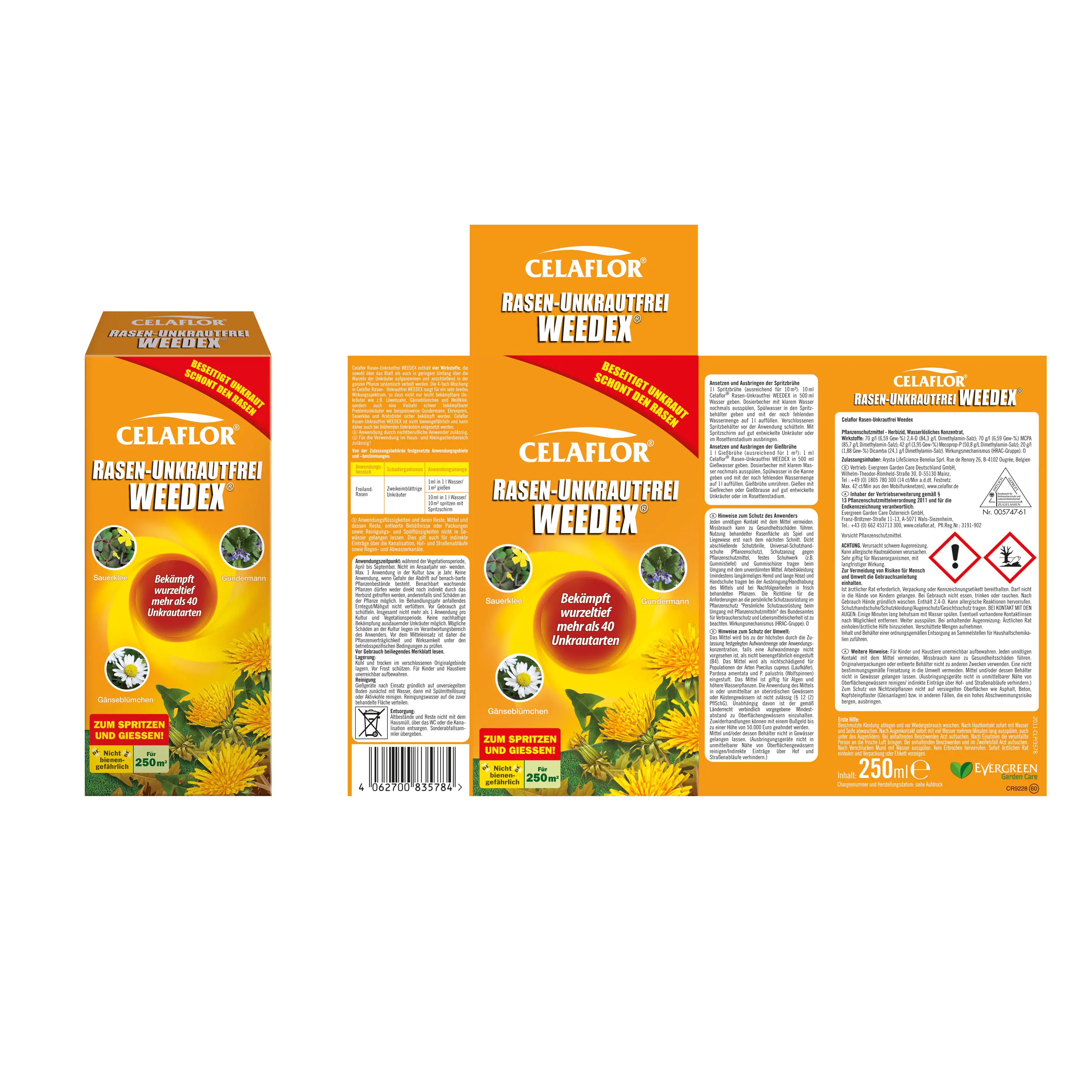 Celaflor Rasen-Unkrautfrei Weedex 250 ml