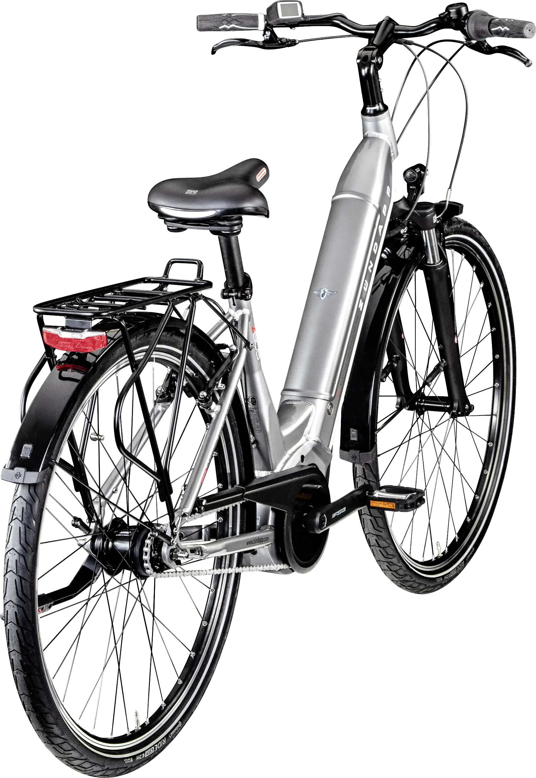 Zündapp E-Bike City Z905 28 Zoll 7-Gang 400 Wh grau weiß