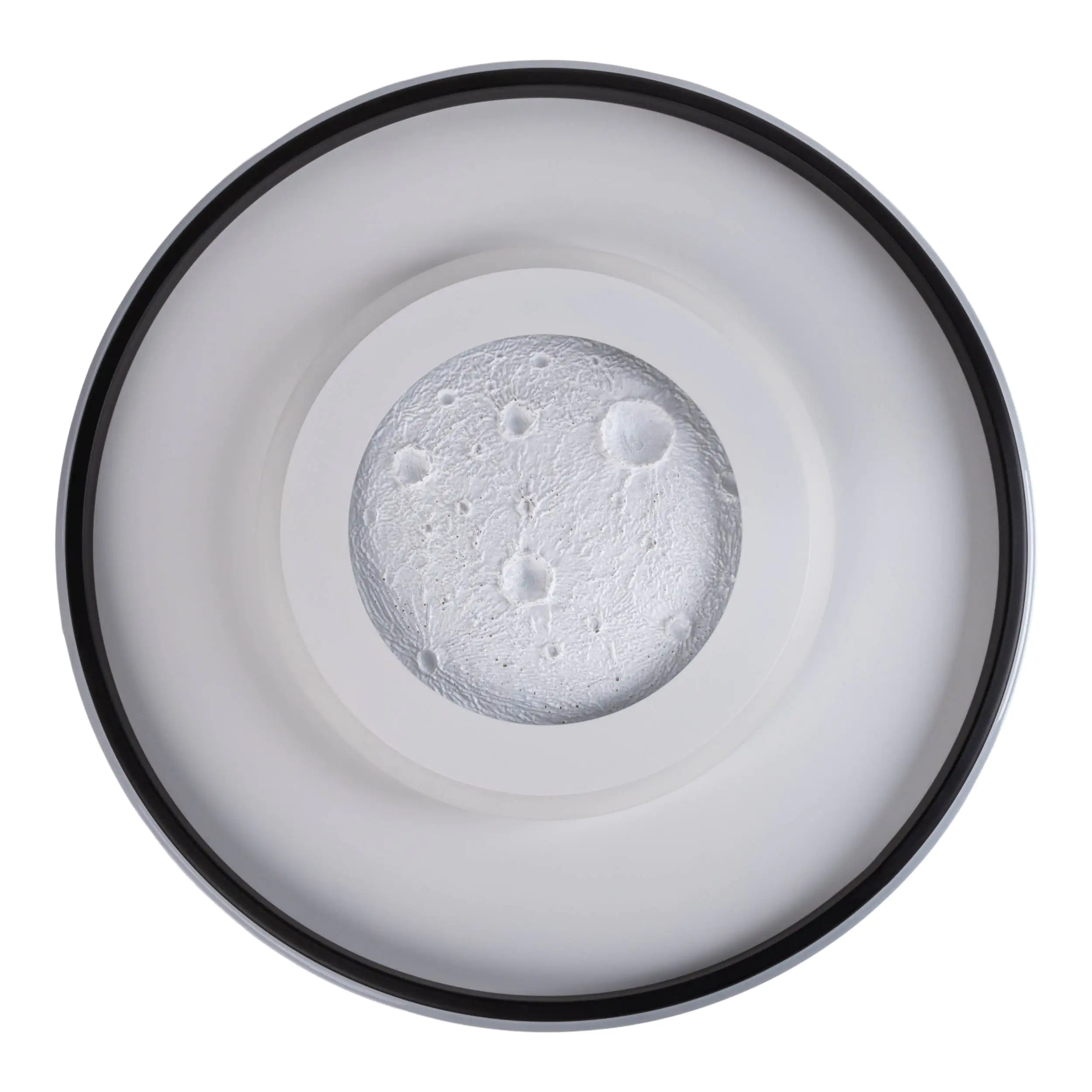 Light & More LED Deckenleuchte mit Mondstruktur Ø 50 cm Light & More LED Deckenleuchte mit Mondstruktur Ø 50 cm