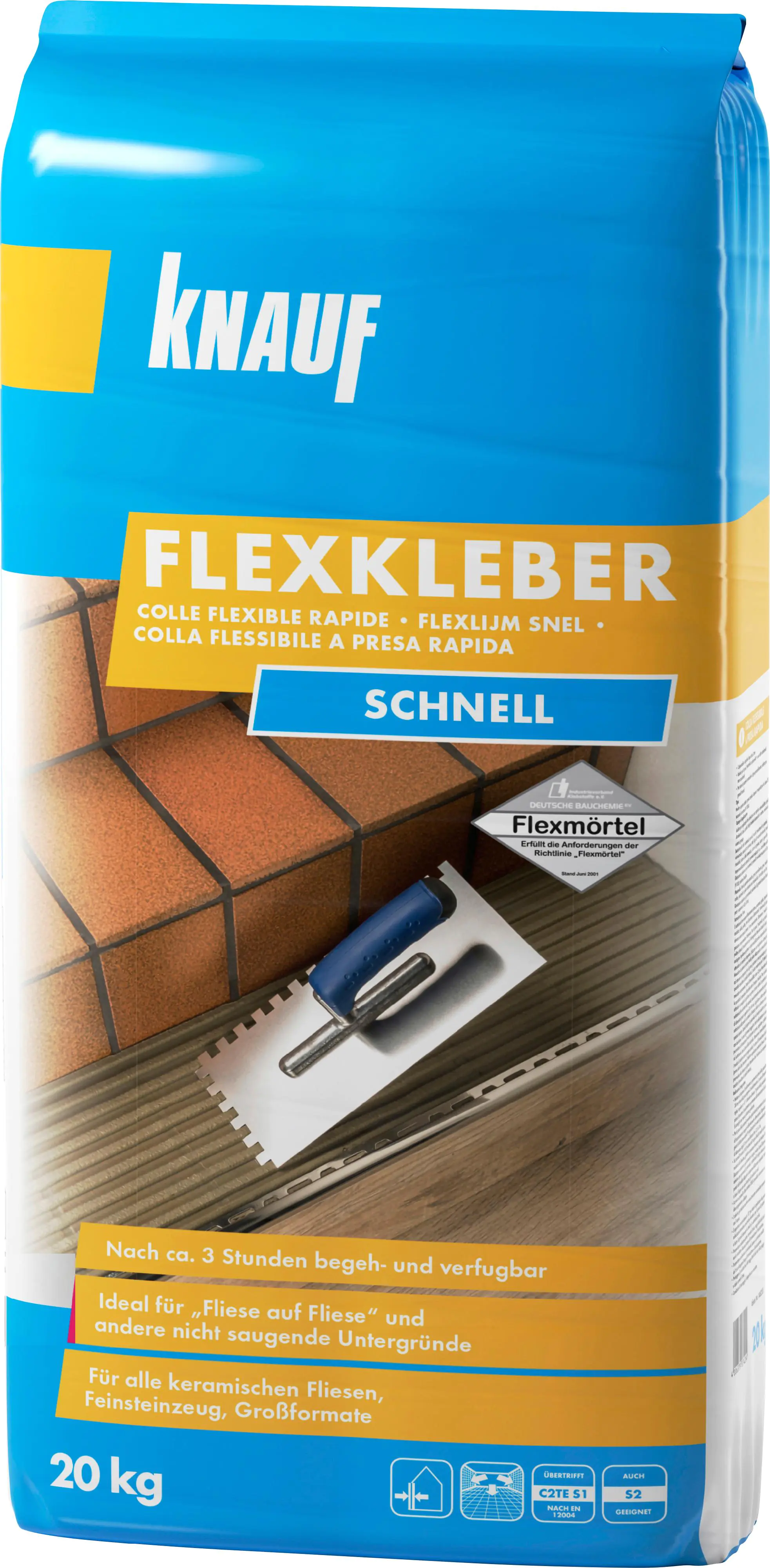 Knauf Flexkleber Schnell 20 kg Knauf Flexkleber Schnell 20 kg