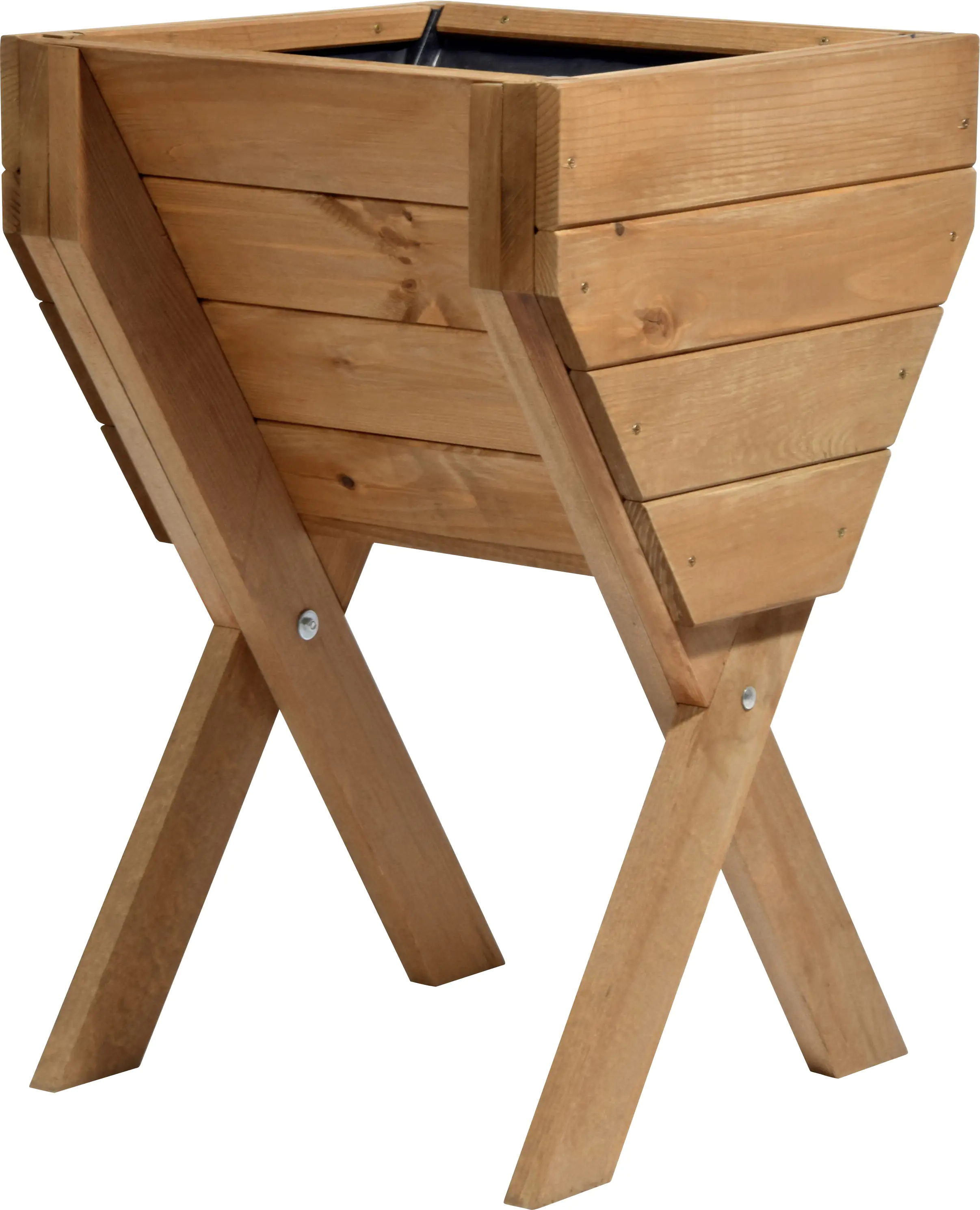 Dobar Kleines Hochbeet inkl. Pflanzfolie 39 x 40 x 61 cm