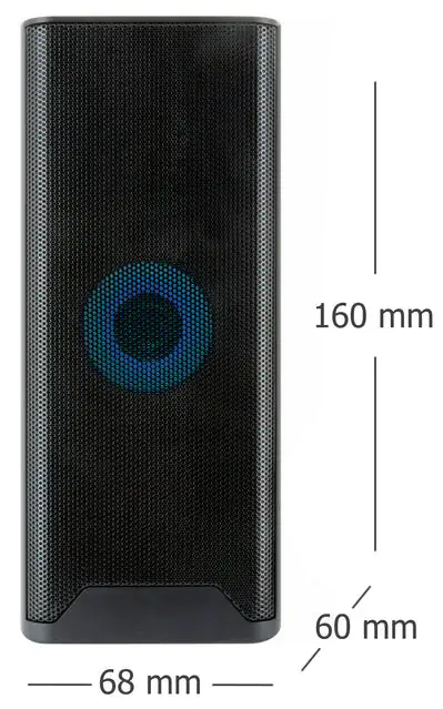 Schwaiger Bluetooth Lautsprecher Lichteffekte USB 2.0 A, 4x Klinkenstecker, schwarz Schwaiger Bluetooth Lautsprecher Lichteffekte USB 2.0 A, 4x Klinkenstecker, schwarz
