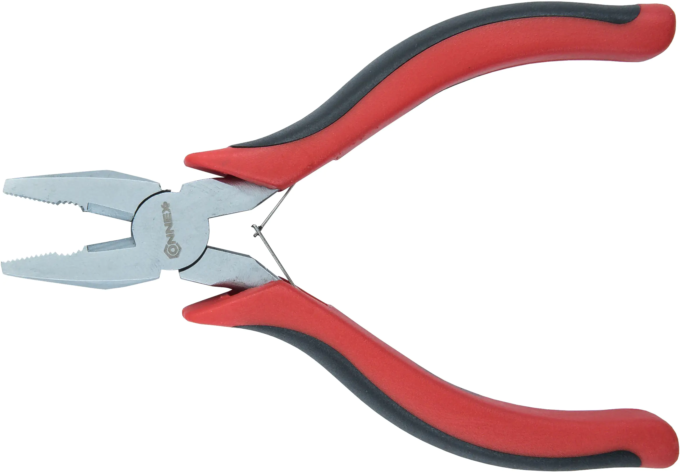Elektronik-Kombizange 120 mm mit Doppelfeder Zwei-Komponentengriffen