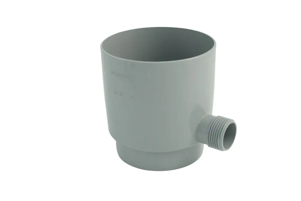 Marley Regensammler NW 75 mm, mit Überlaufstop, grau