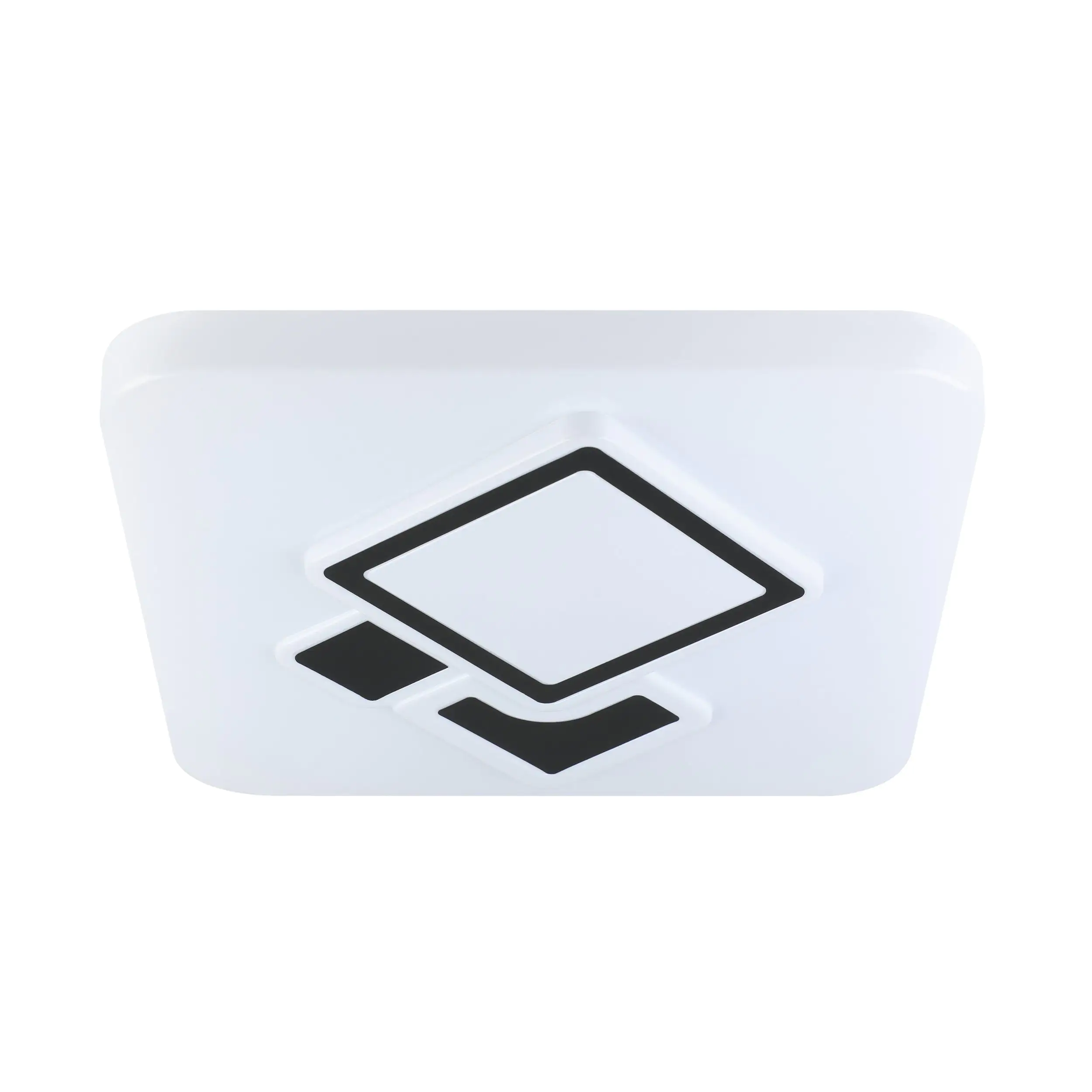 Eglo LED Deckenleuchte Espartaco weiß schwarz 38,5 x 38,5 cm