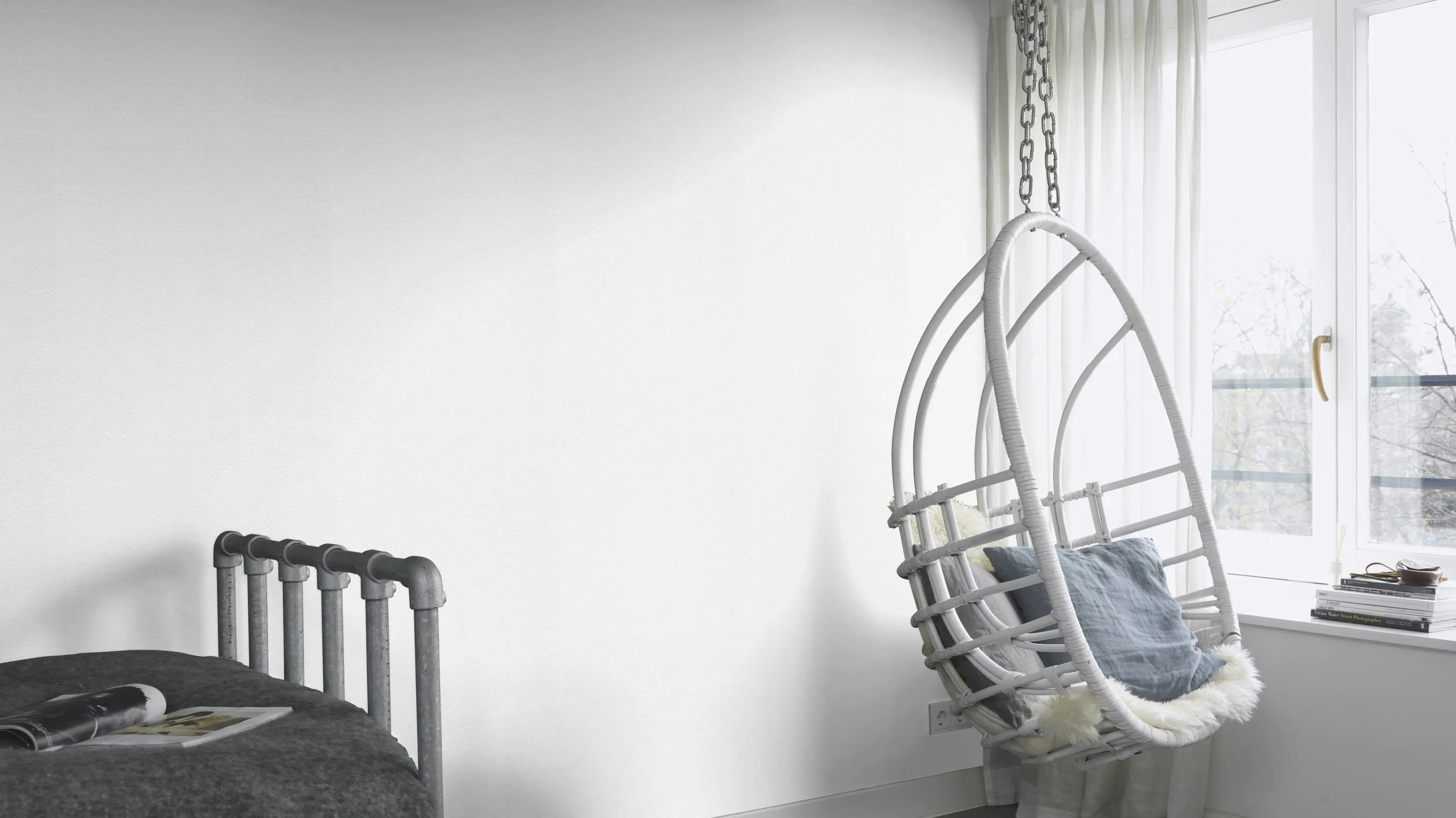 Rasch Vliestapete 817041 Wallton uni feine punktstruktur 10,05 x 0,53 m