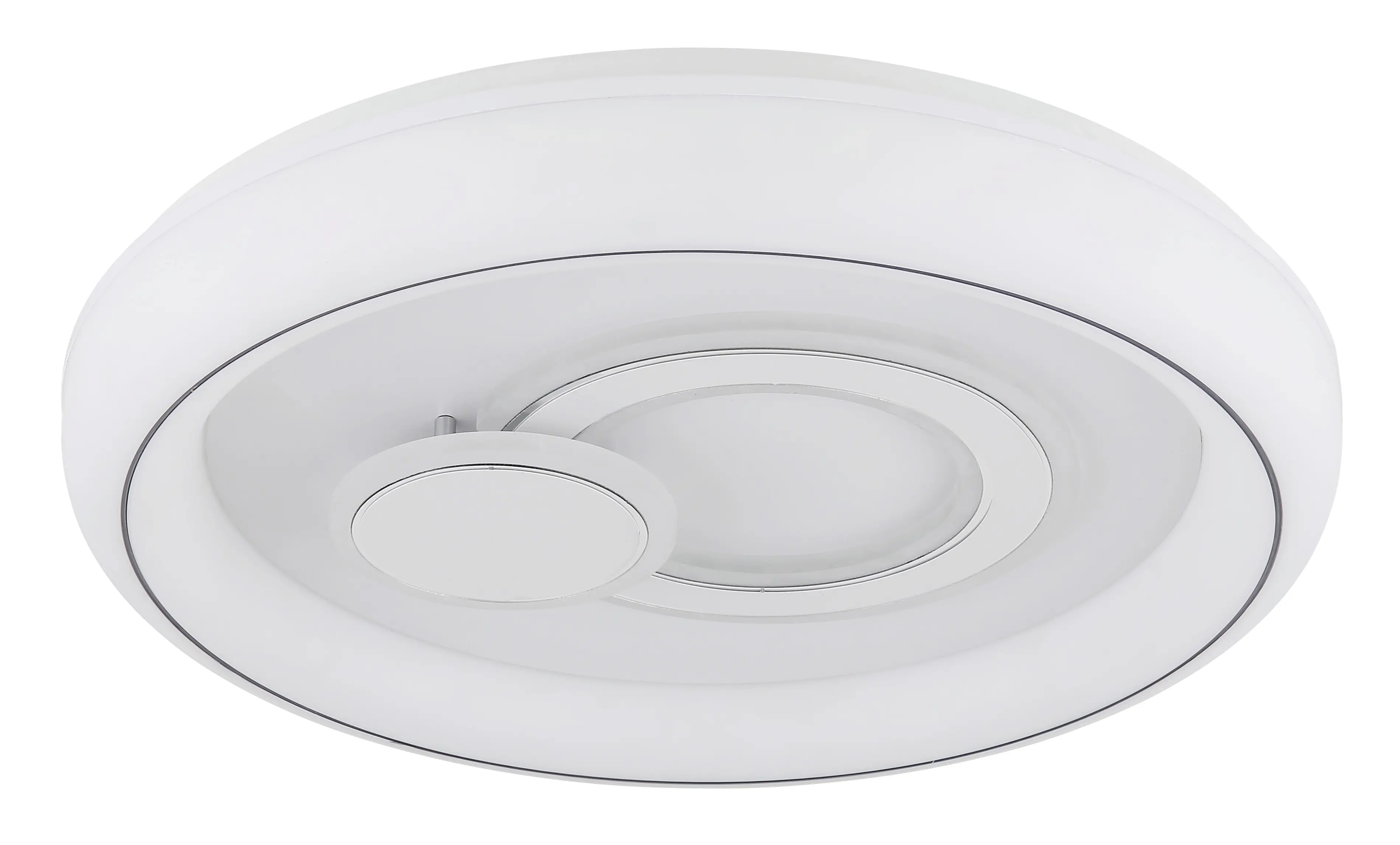 Globo Deckenleuchte Ruiz Ø 48 x 7,5 cm weiß matt warmweiß-kaltweiß