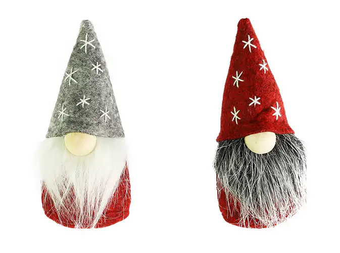 Weihnachtswichtel aus Filz, 10 cm