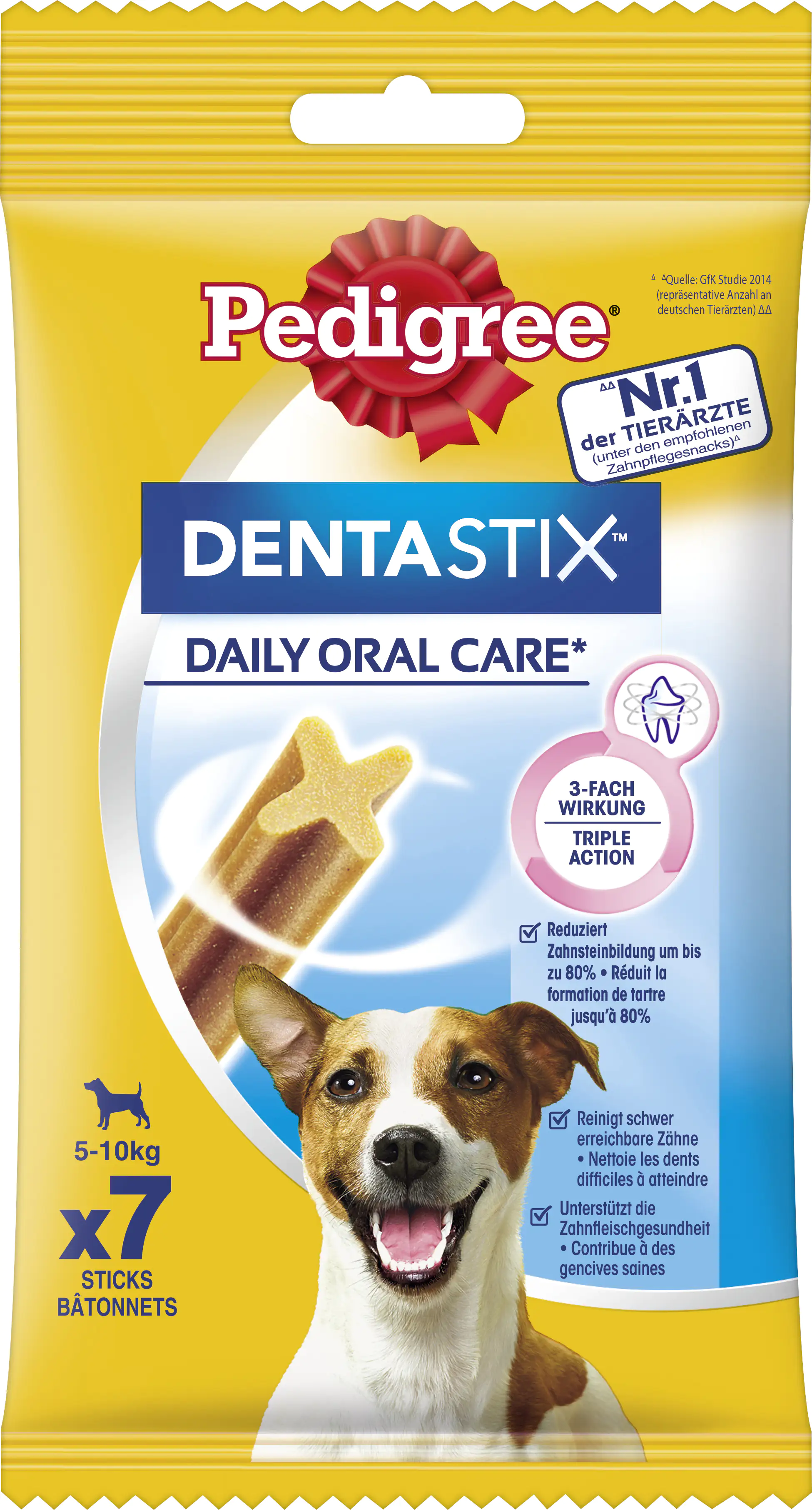 Pedigree Dentastix Small für junge und kleine Hunde 7 Stück kaufen