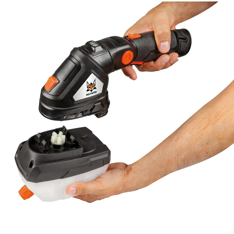 DELTAFOX Akku-Gras und Strauchmesser DG-CGC 1080 Set inkl. Drucksprüher