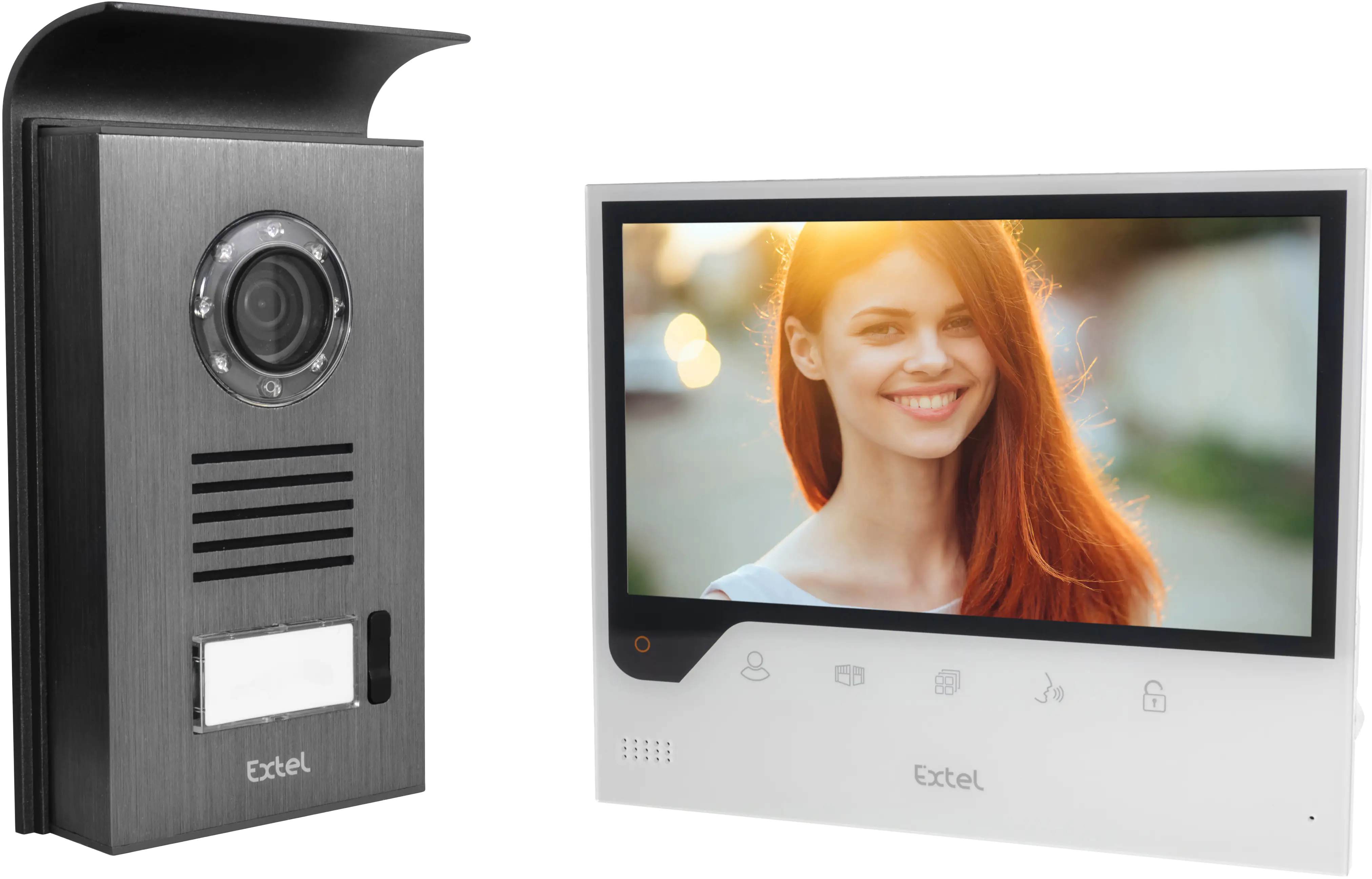 3345117203089 Extel Gegensprechanlage Connect 7 mit Smarthphone-Anbindung, kabelgebunden