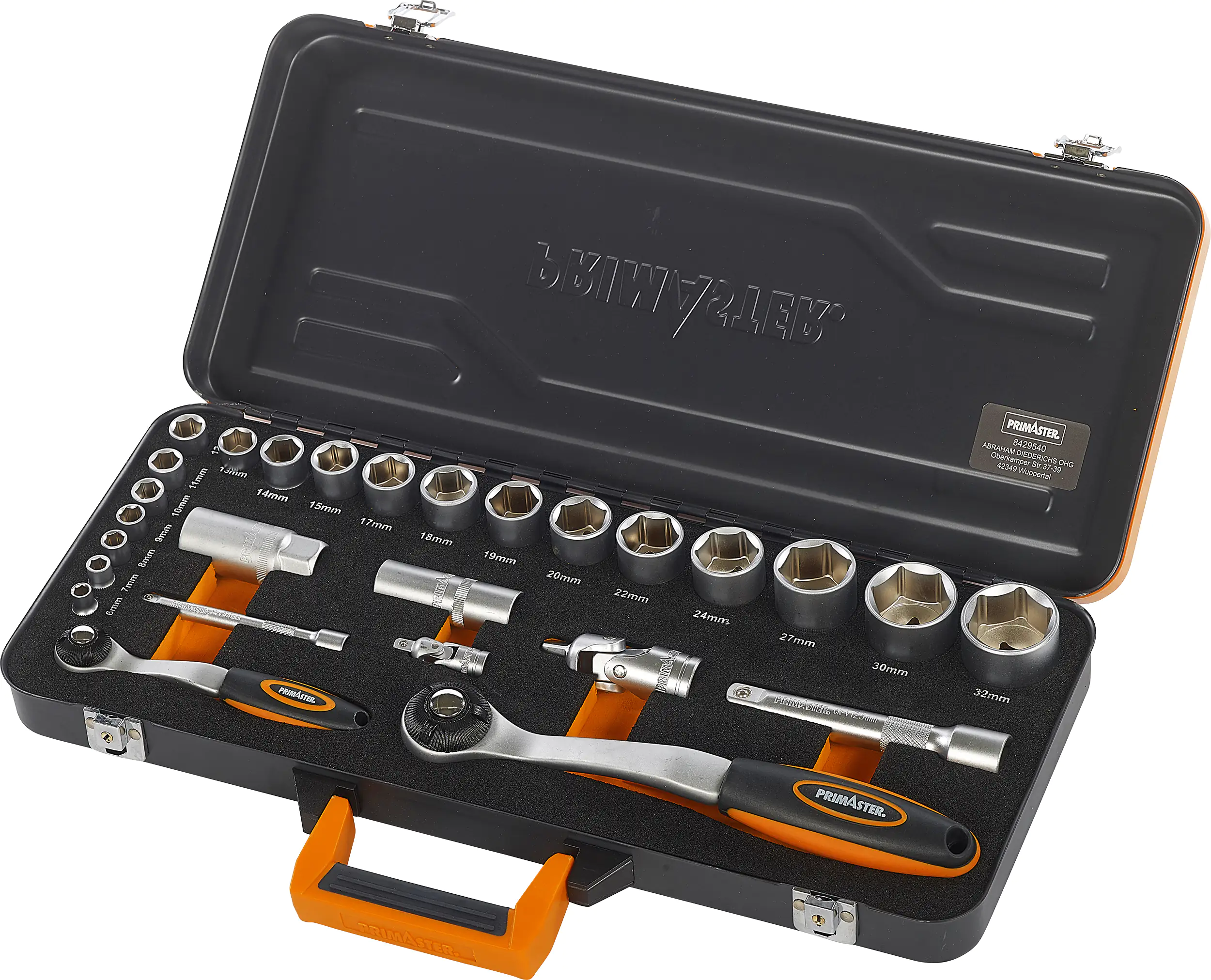 Primaster Mechaniker-Steckschlüssel-Set ST27 27-teilig 1/4" & 1/2"