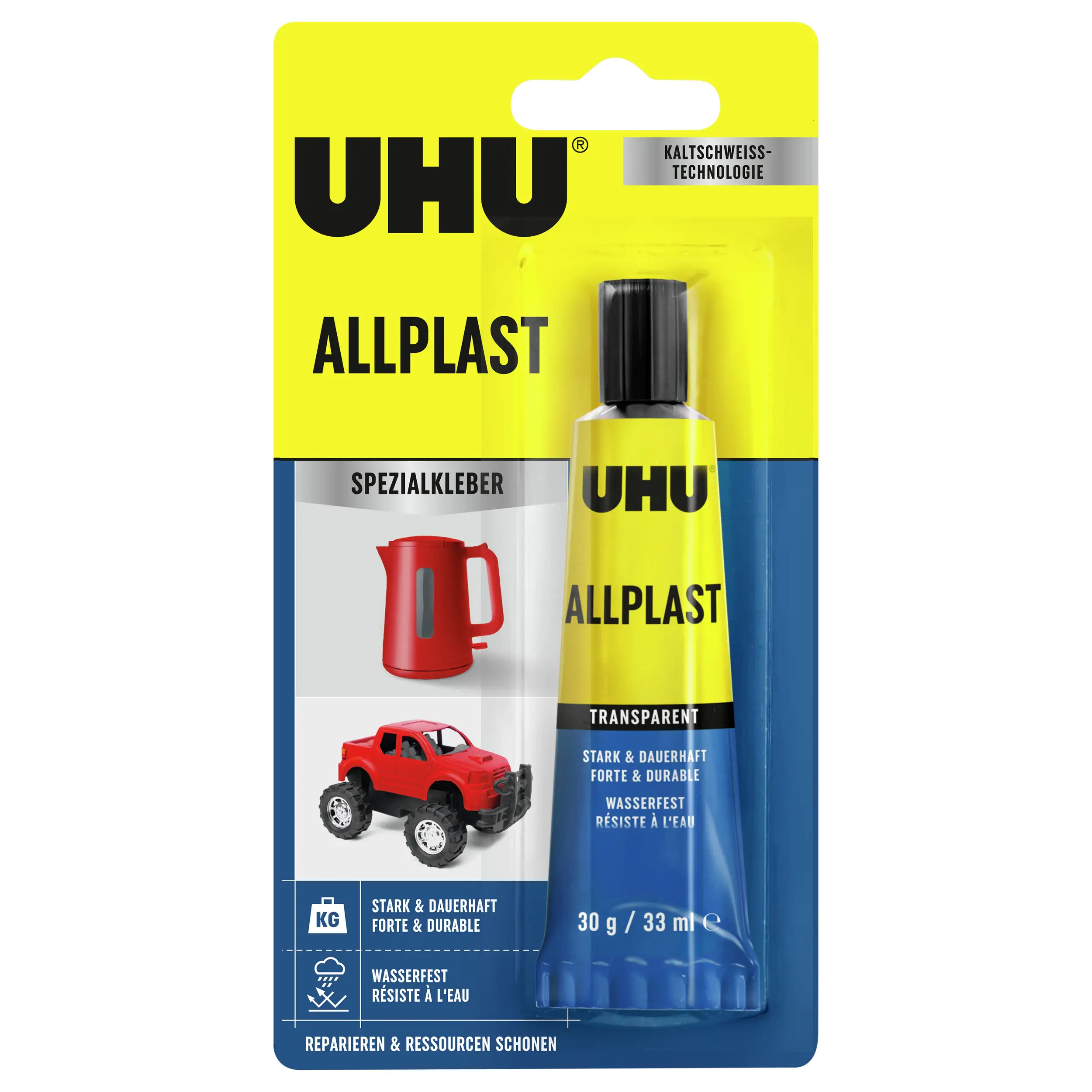 UHU Allplast Spezialkleber 30 g transparent