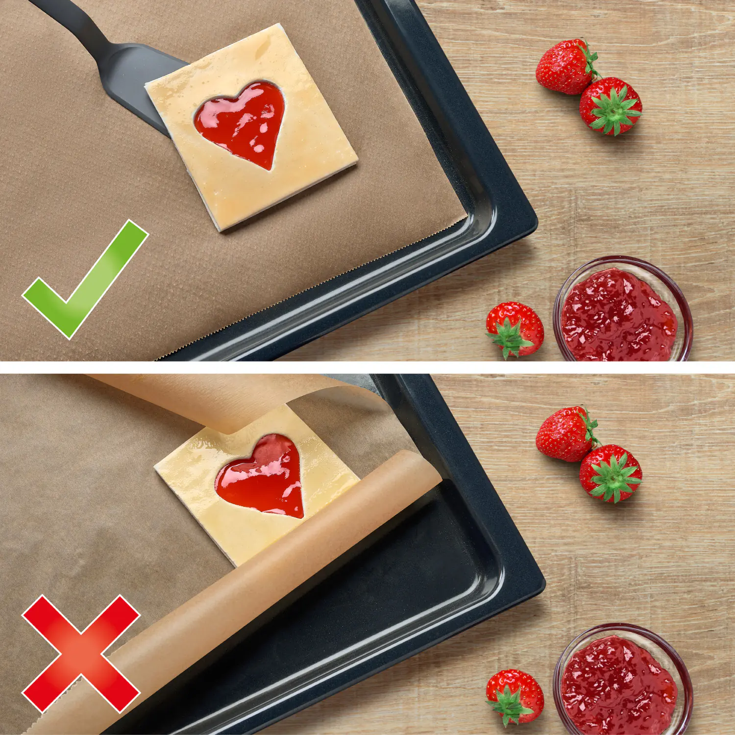 Toppits® Backpapier-Bögen Rutschfest FSC MIX SGSCH-COC-008678
