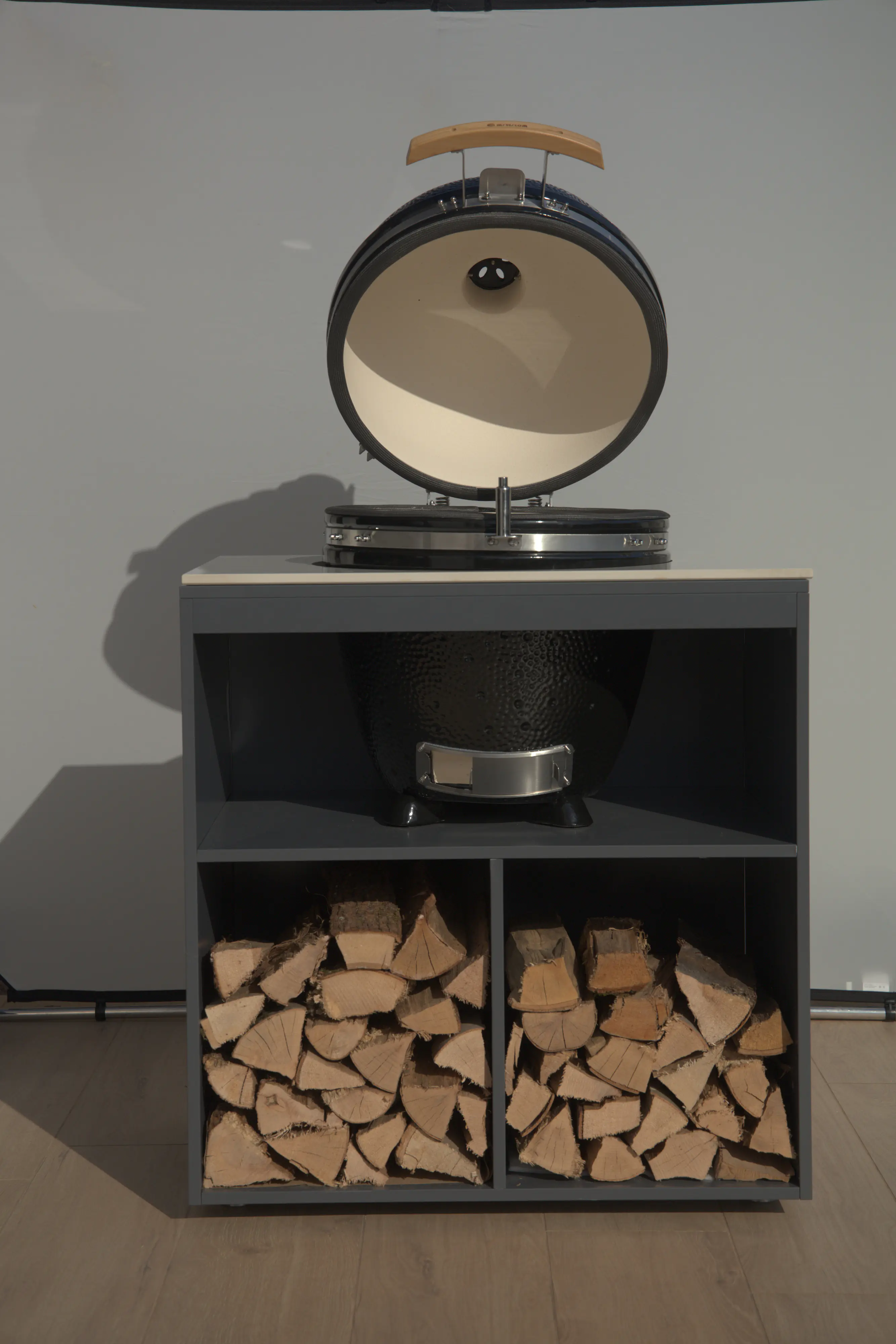 Bellano Living Element für Outdoorküchen inkl. Kamado Grill anthrazit