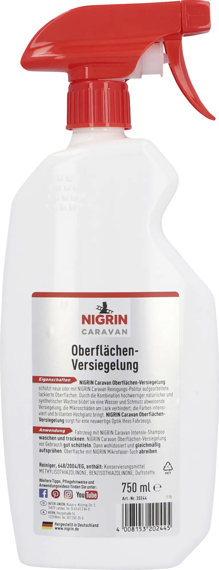 Nigrin Caravan Oberflächen-Versiegelung 750ml