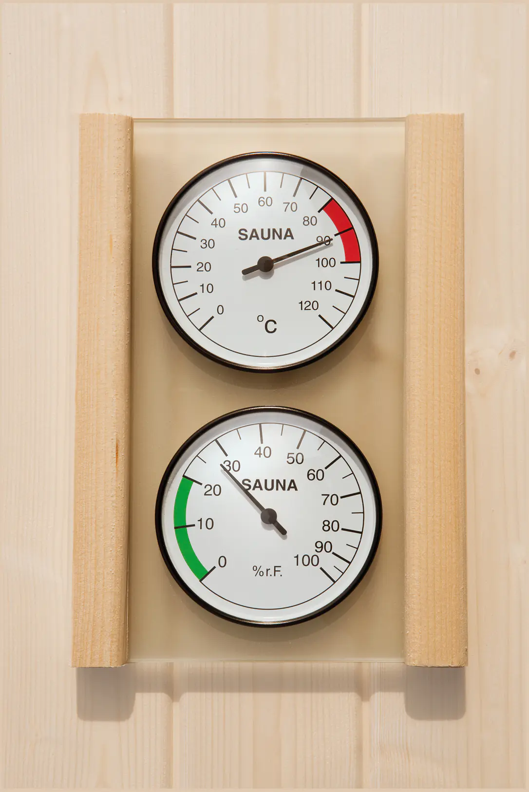 Weka Sauna Hygrometer & Thermometer Set