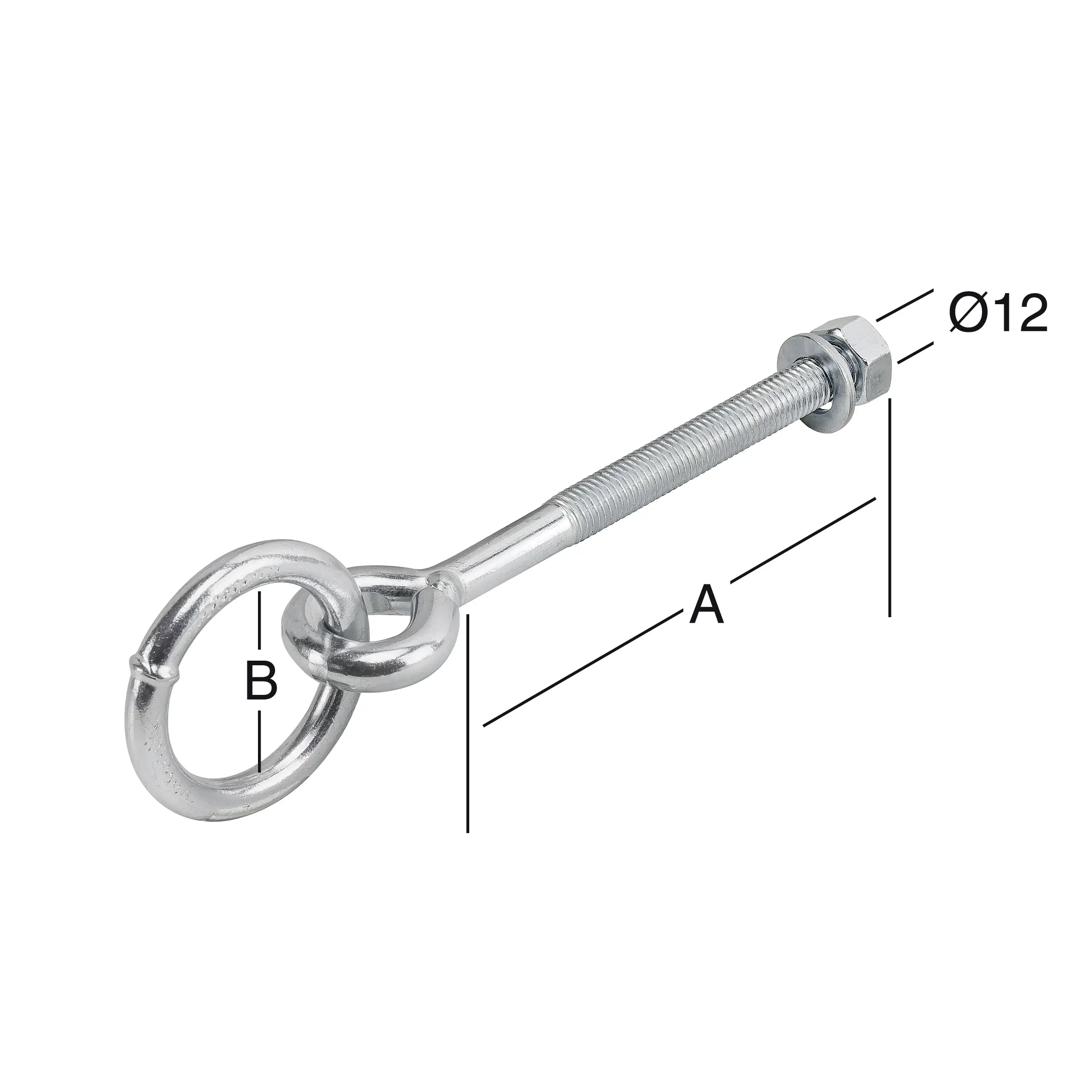 Vormann Barrenringe verzinkt 128 x 45 mm