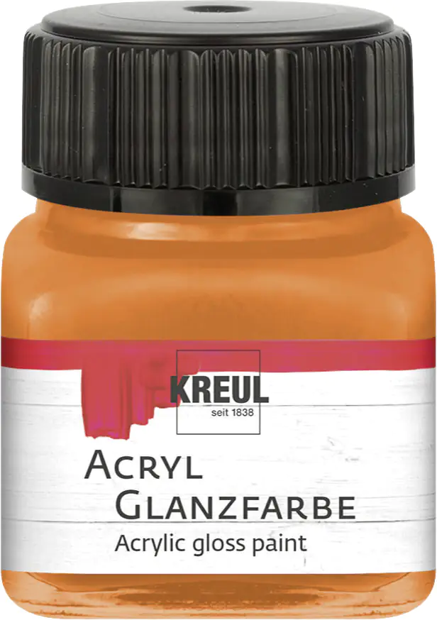 Kreul Acryl Glanzfarbe orange 20 ml