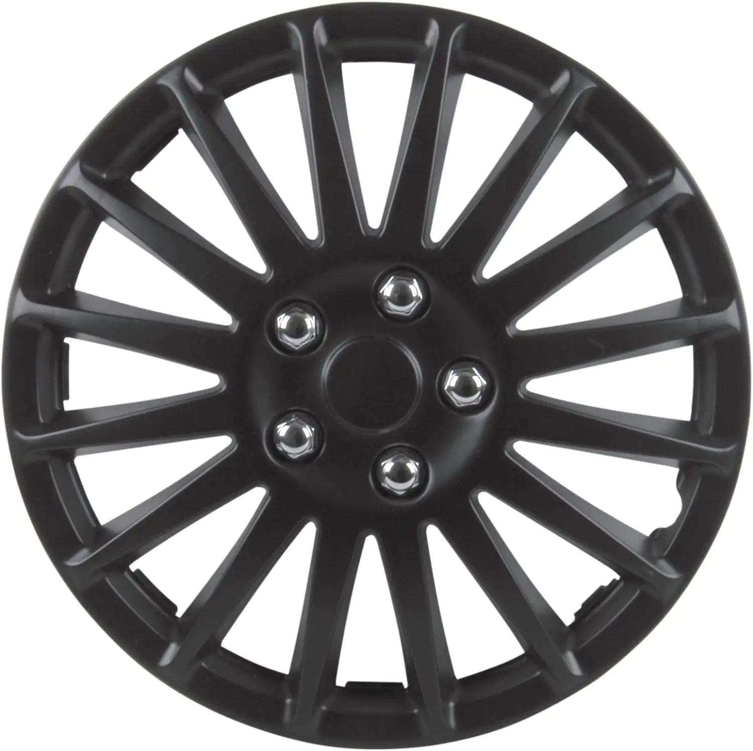 Unitec Radzierblenden Suzuka 38 cm (15 Zoll) schwarz 4 stück