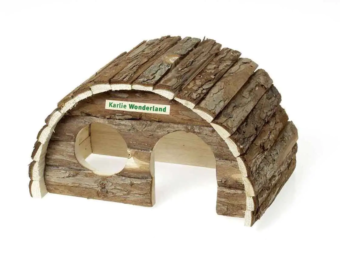 Nager-Rundhaus 24 X 15 X 16 cm ,braun