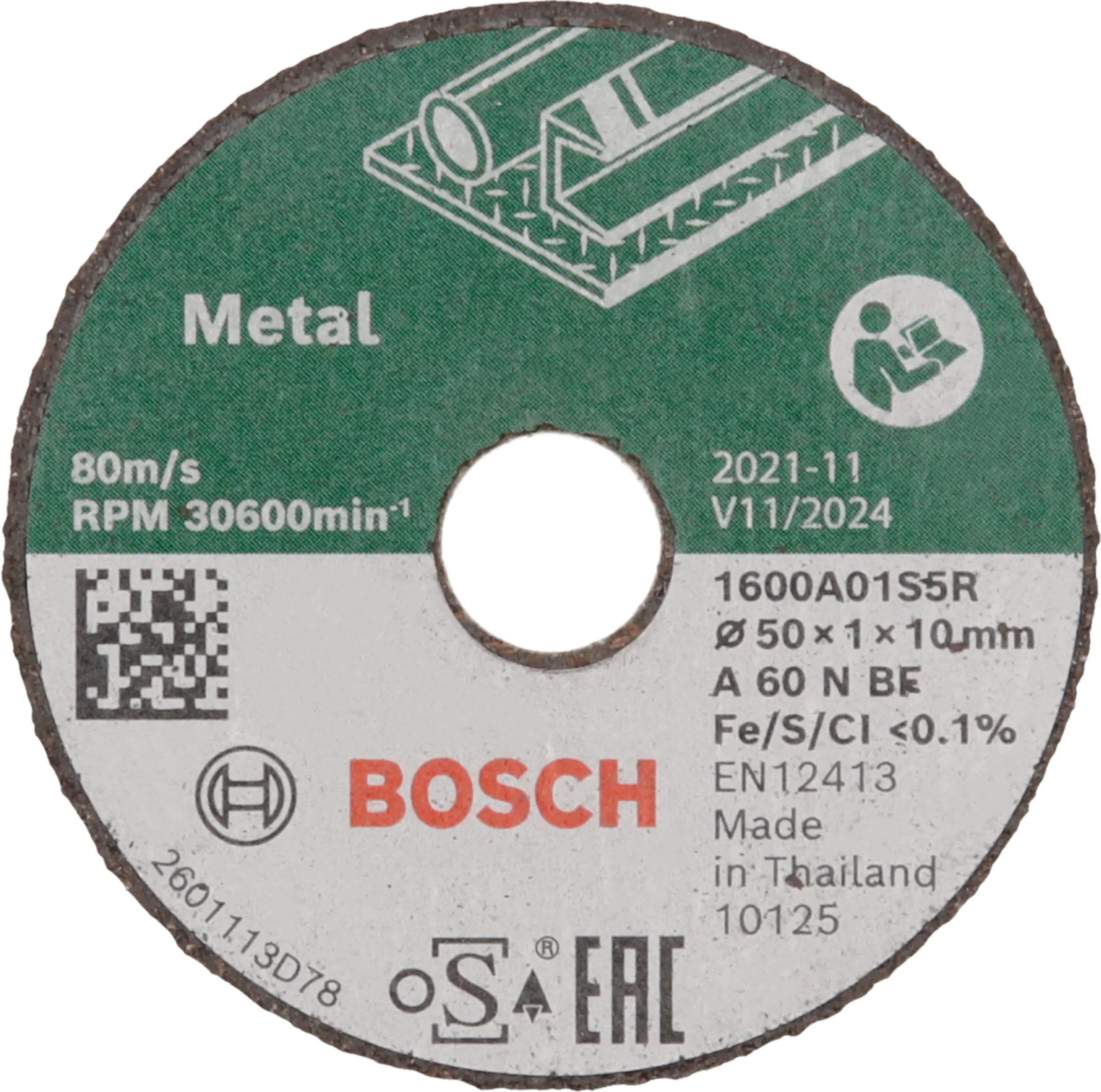 Bosch Trennscheibe for Inox  50 x 1,0 mm 3 Stück