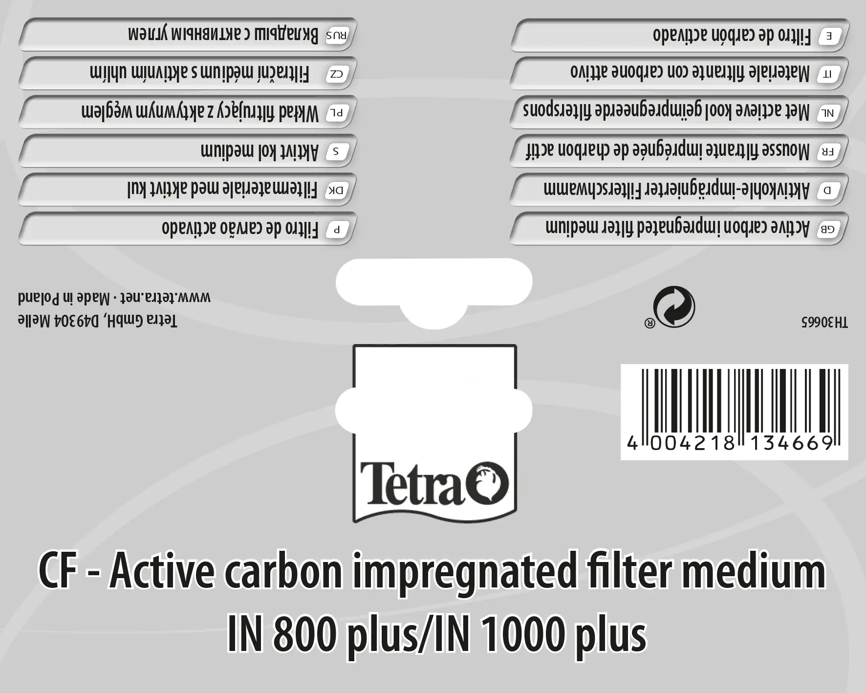 Tetratec Aktivkohle CF 800-1000 plus Tetratec Aktivkohle CF 800-1000 plus