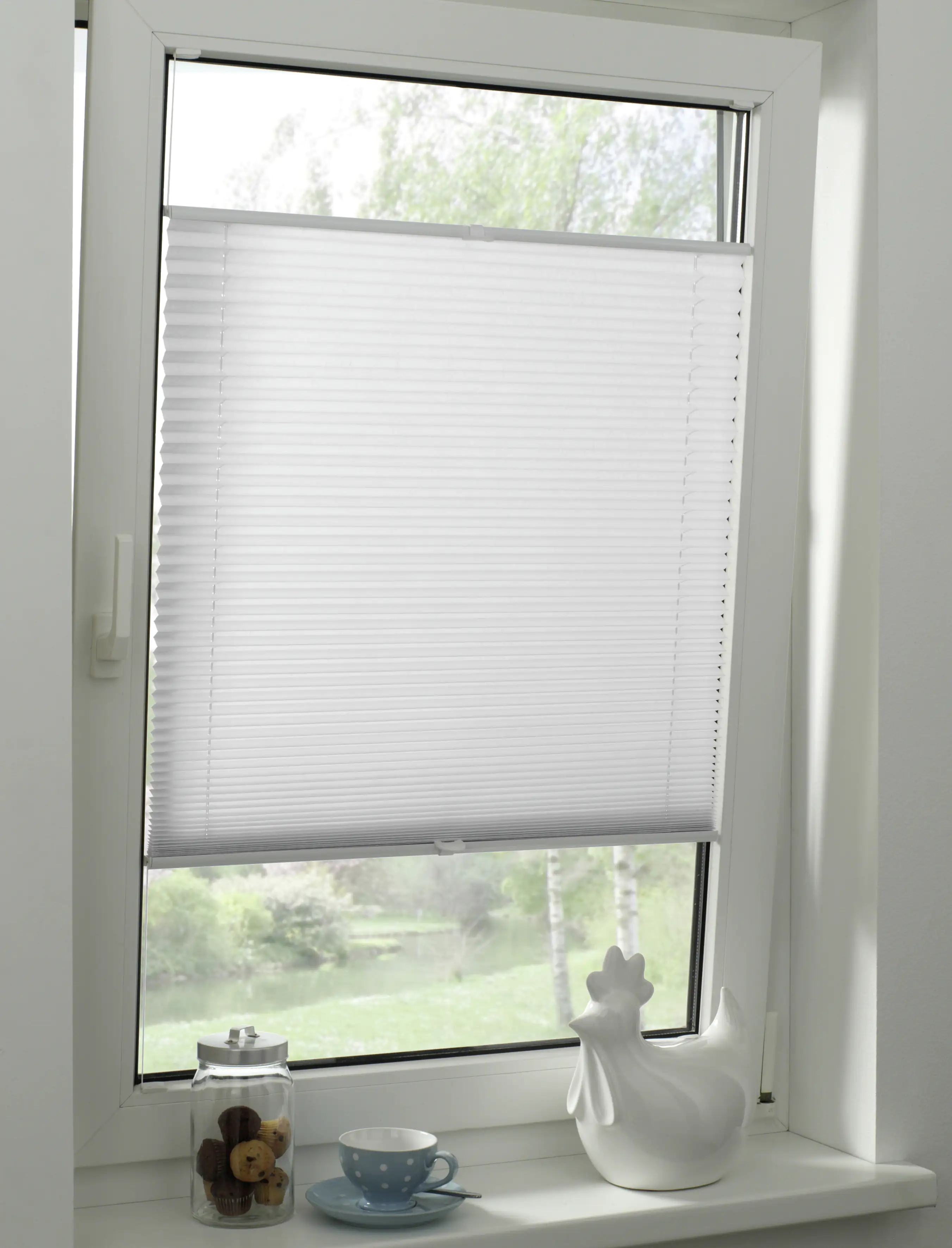 Gardinia Plissee weiß Concept