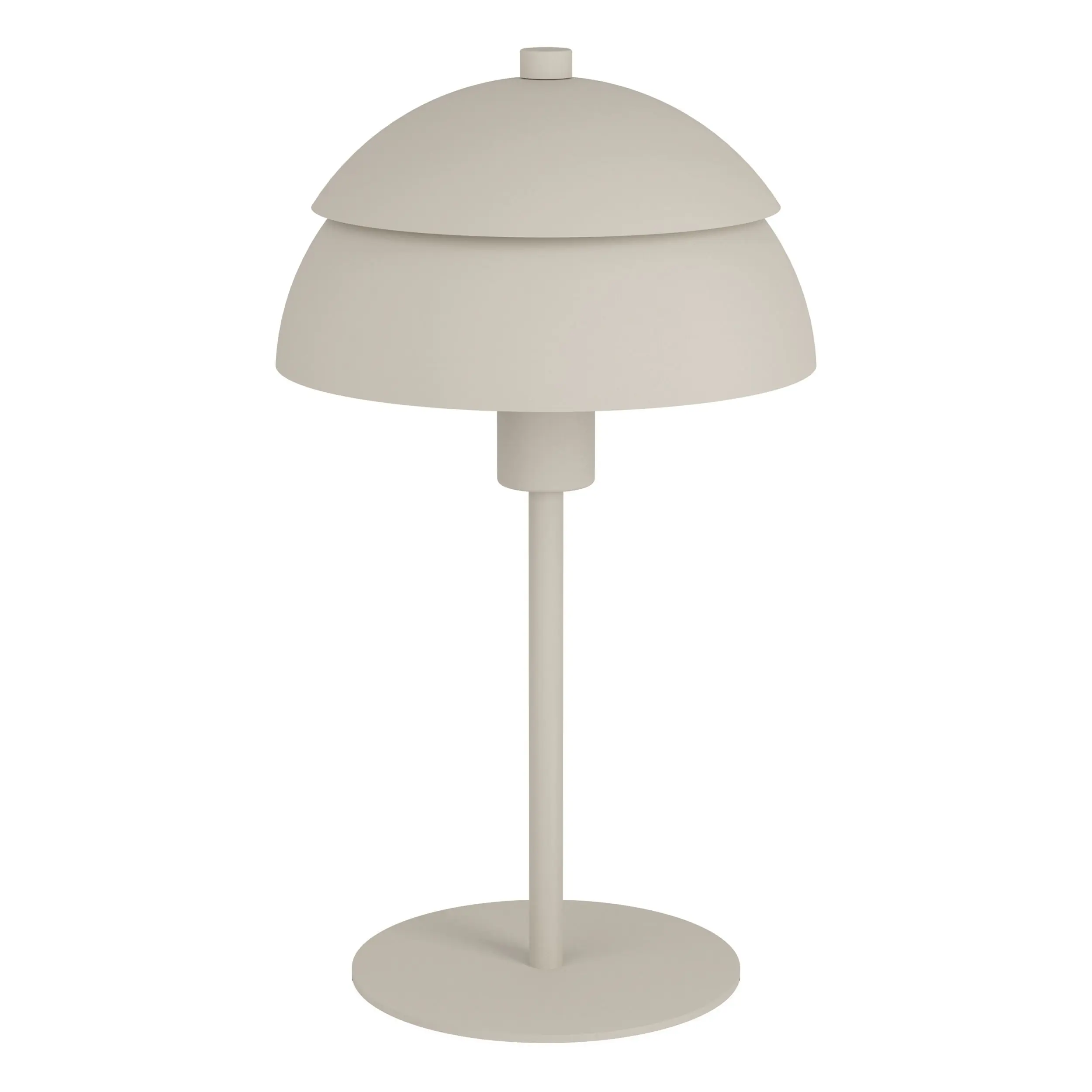 Eglo Tischleuchte Vittorito E14 Ø 20 cm sandfarben